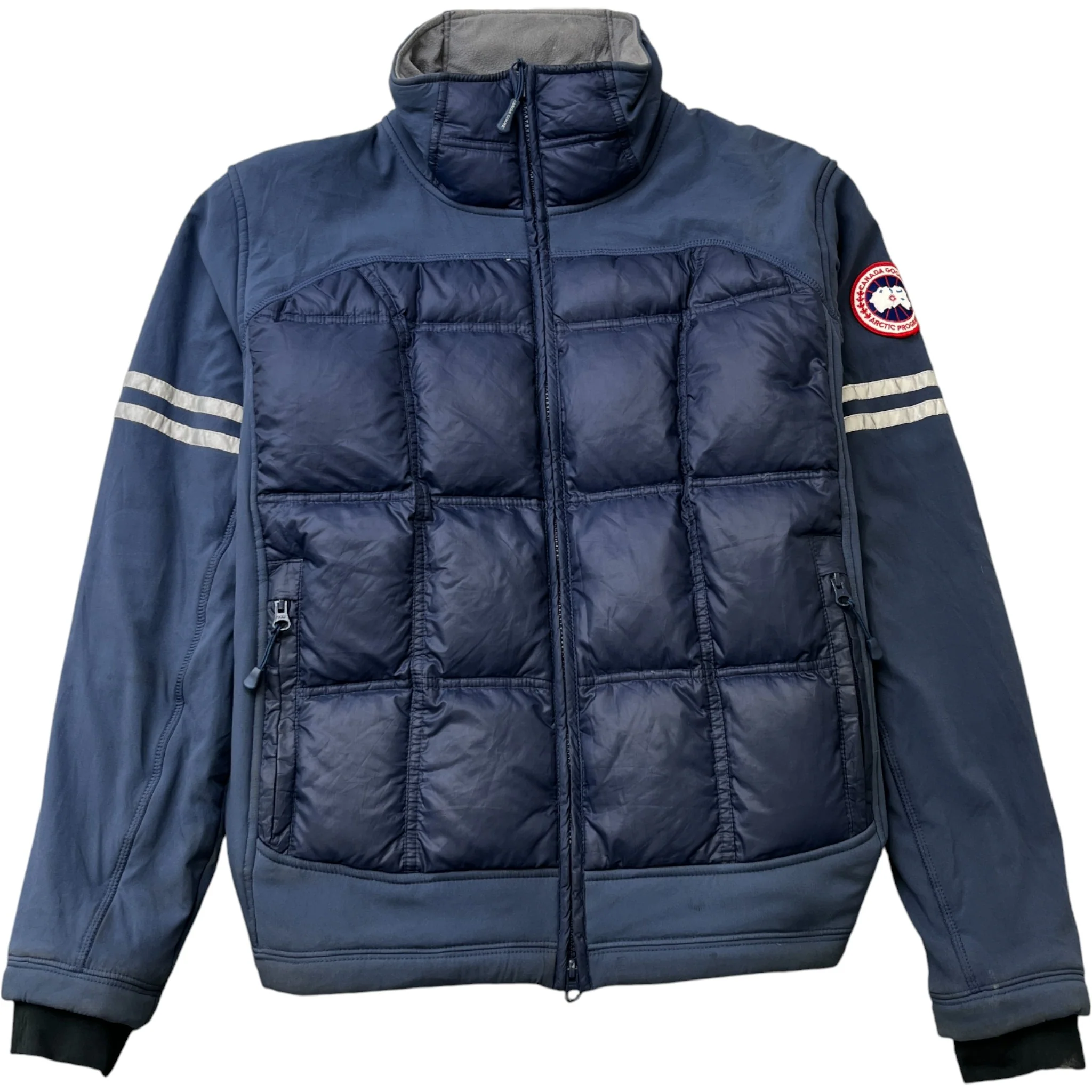 Men's Hybridge Polartec Down Jacket Navy Size L