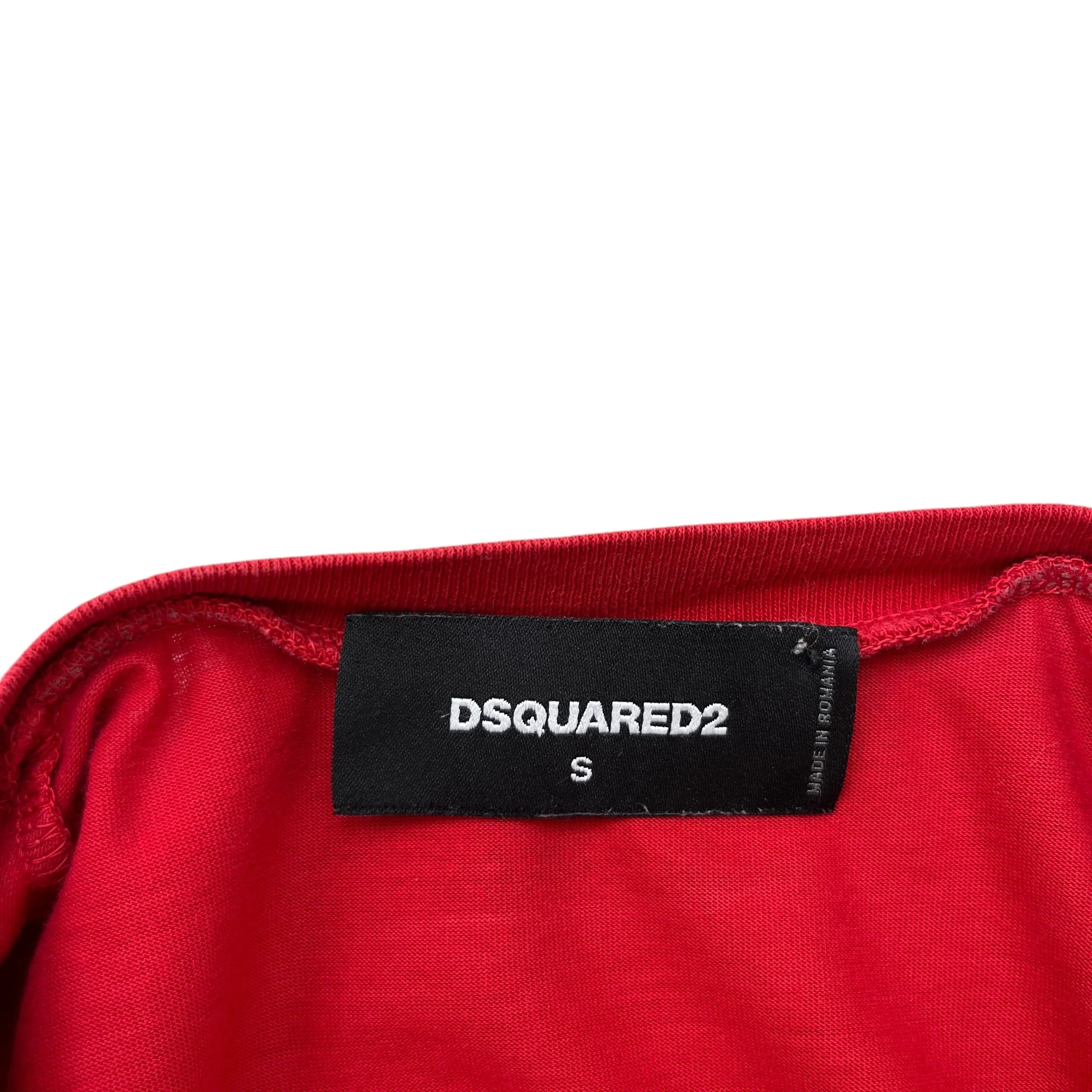 Men's Icon Logo T-Shirt Red Size S - Image 7