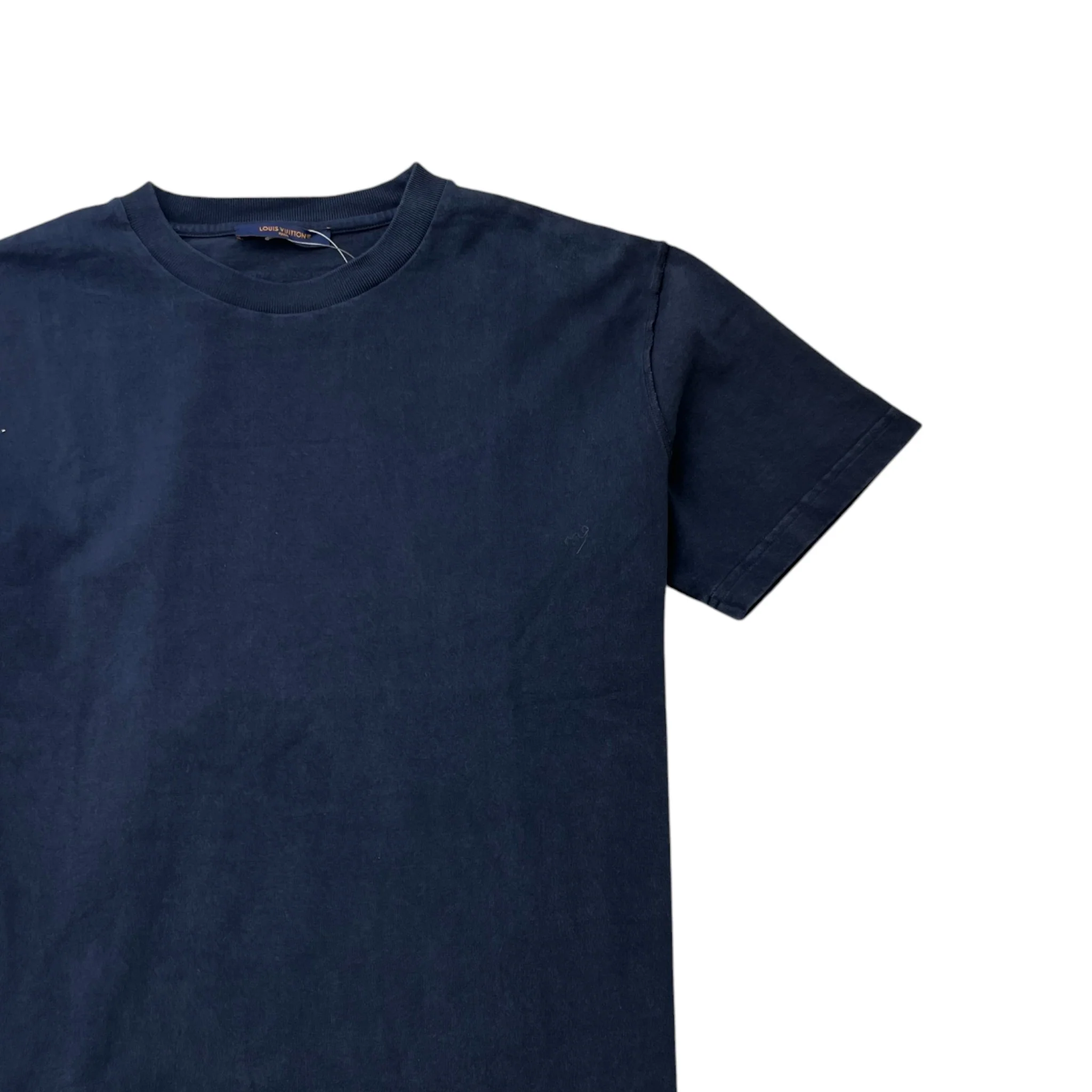 Men's Inside-Out Staples T-Shirt Blue Size M - Image 3