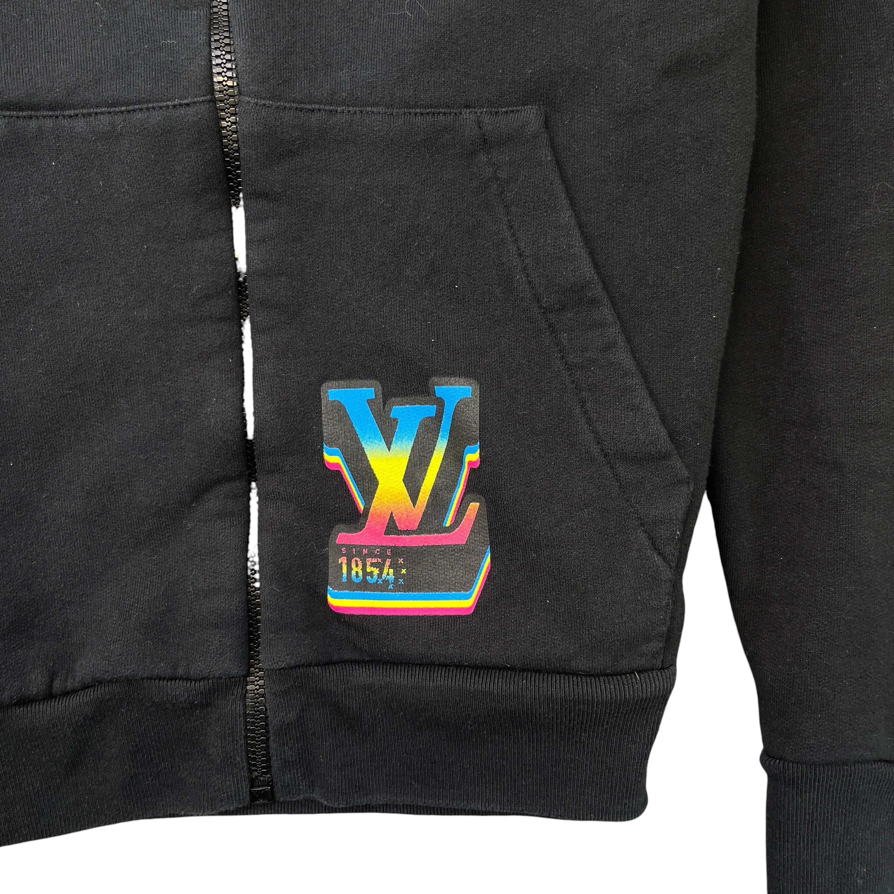 Men's Jazz Multi Logo Hoodie Black Size S - Image 5