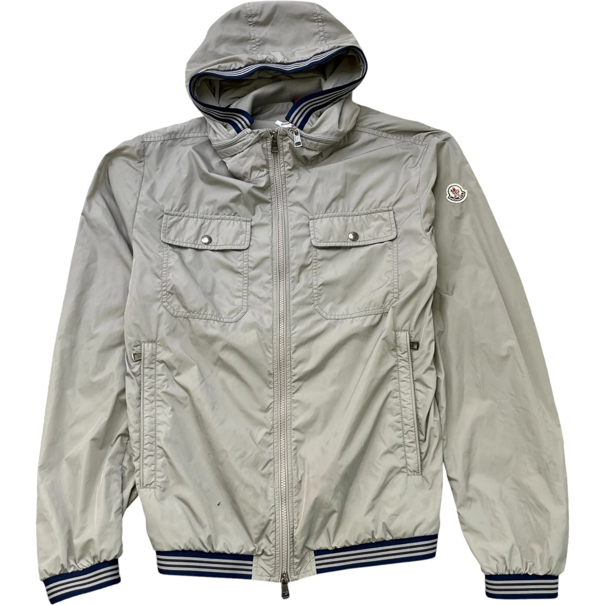 Men's Jeanclaue Windbreaker Grey Size 5 / XXL