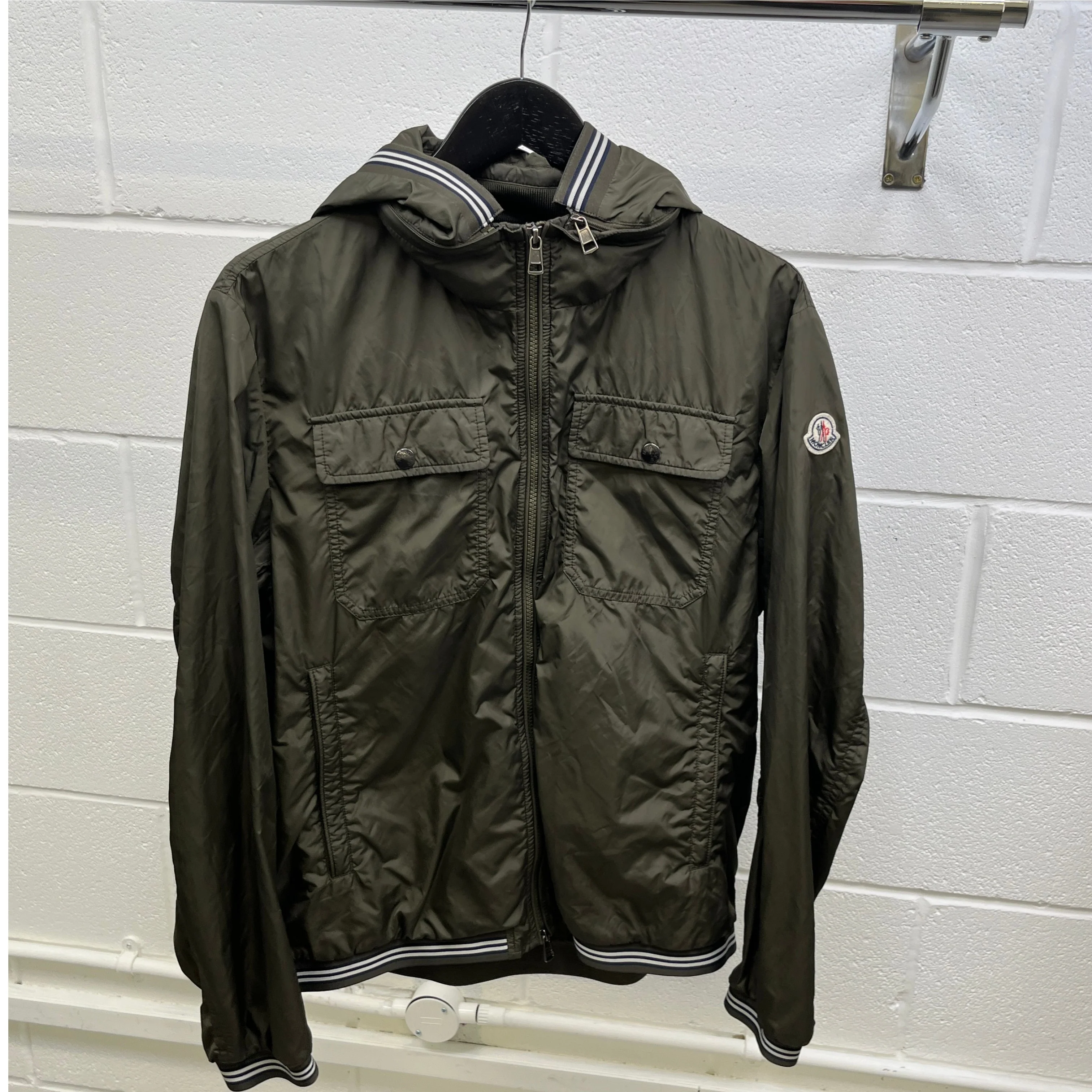 Men's Jeanluc Windbreaker Khaki Size 5 / XXL - Image 9