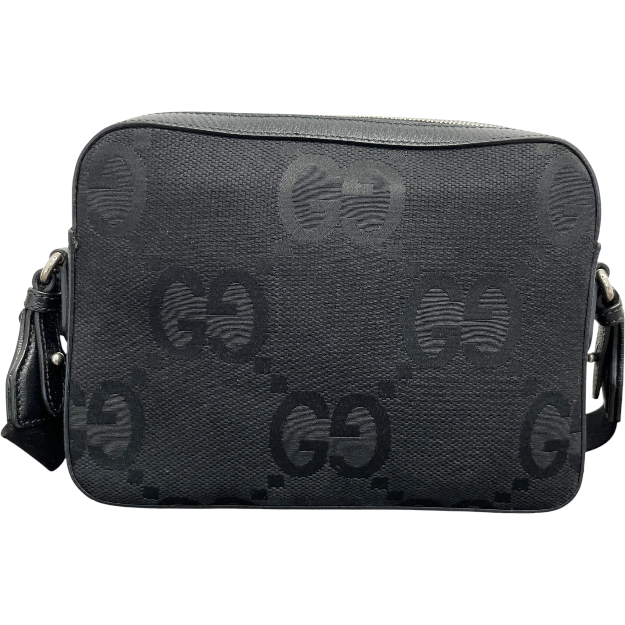 Men's Jumbo Gg Messenger Bag Black - Image 3