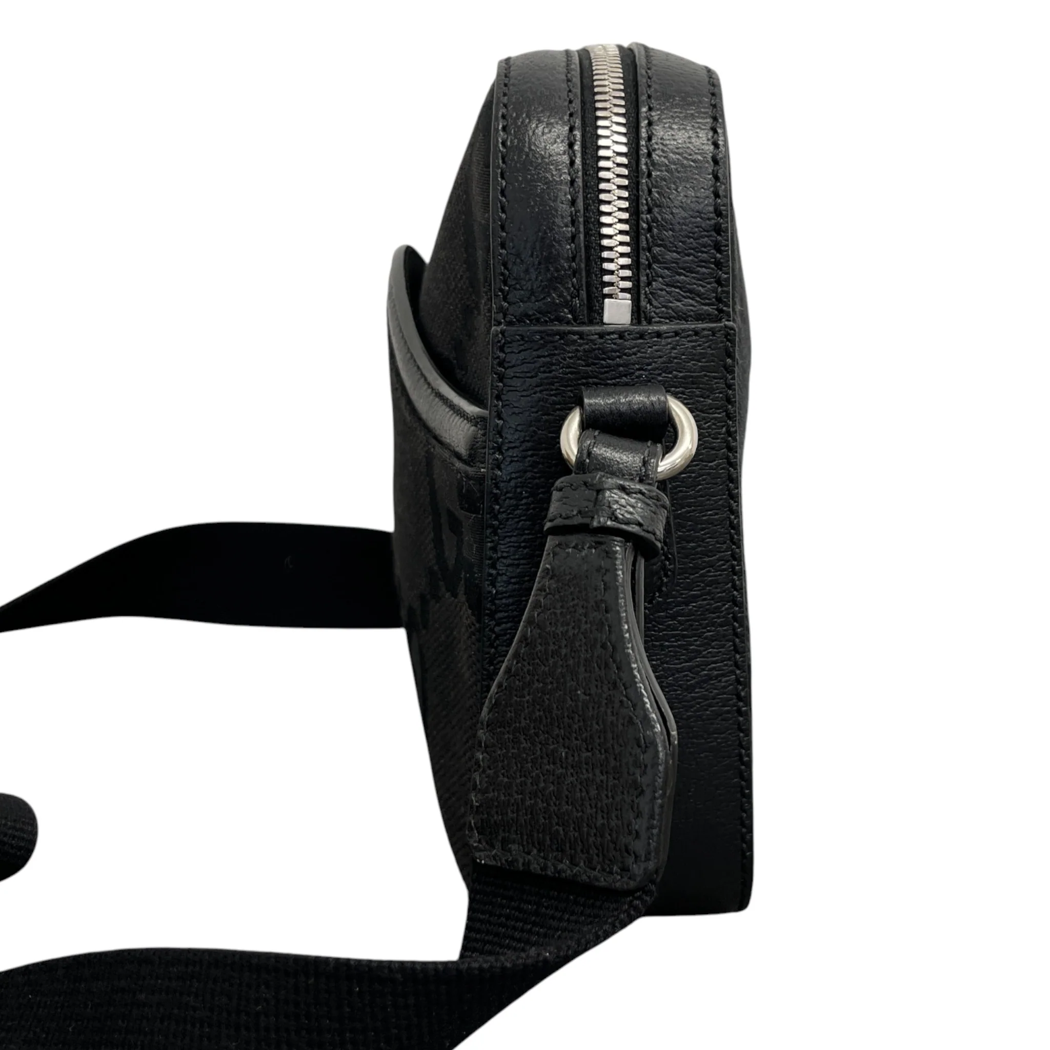 Men's Jumbo Gg Messenger Bag Black - Image 6