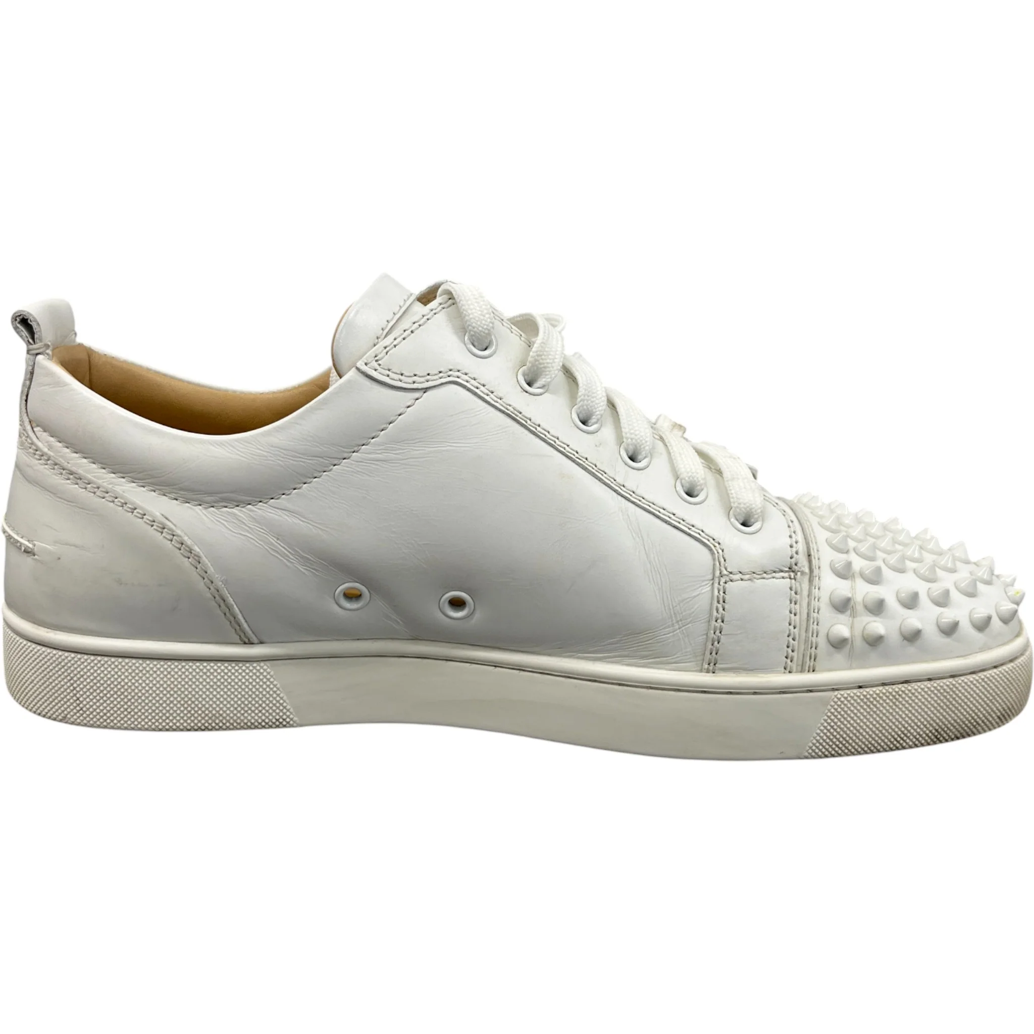 Men's Junior Spikes Low Trainers White Size EU 45 / UK 11 - Image 4