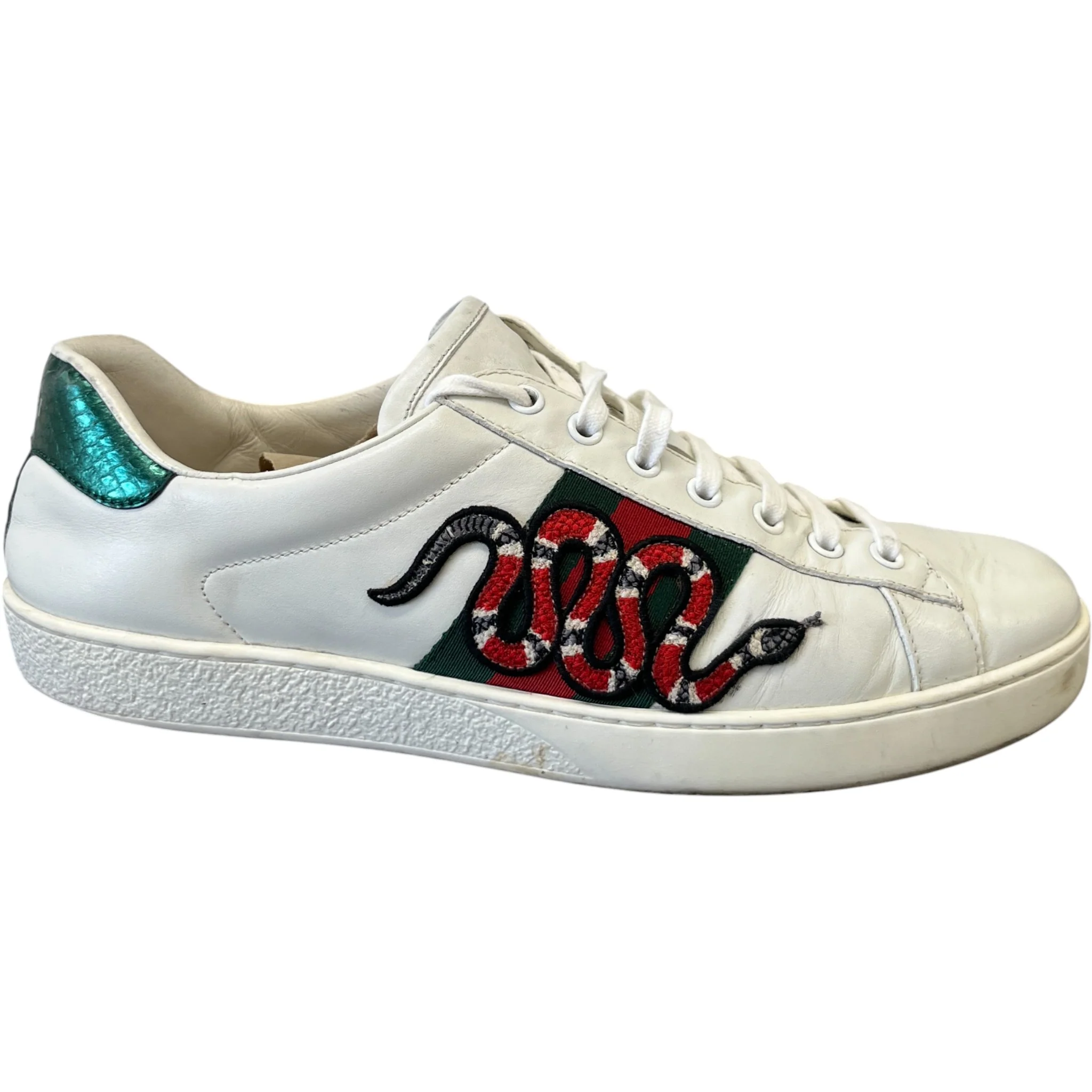 Men's Kingsnake Ace Low Trainers White Size EU 43.5 / UK 9.5