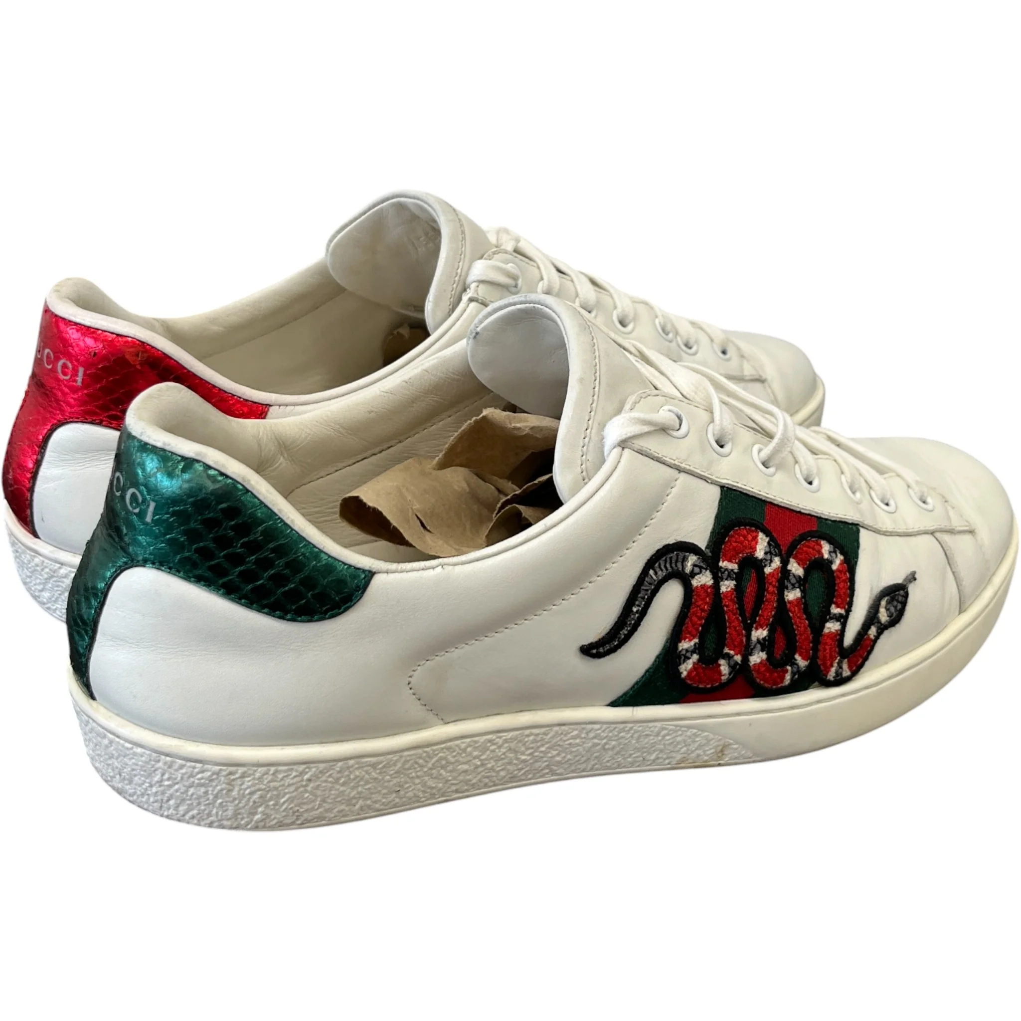 Men's Kingsnake Ace Low Trainers White Size EU 43.5 / UK 9.5 - Image 8