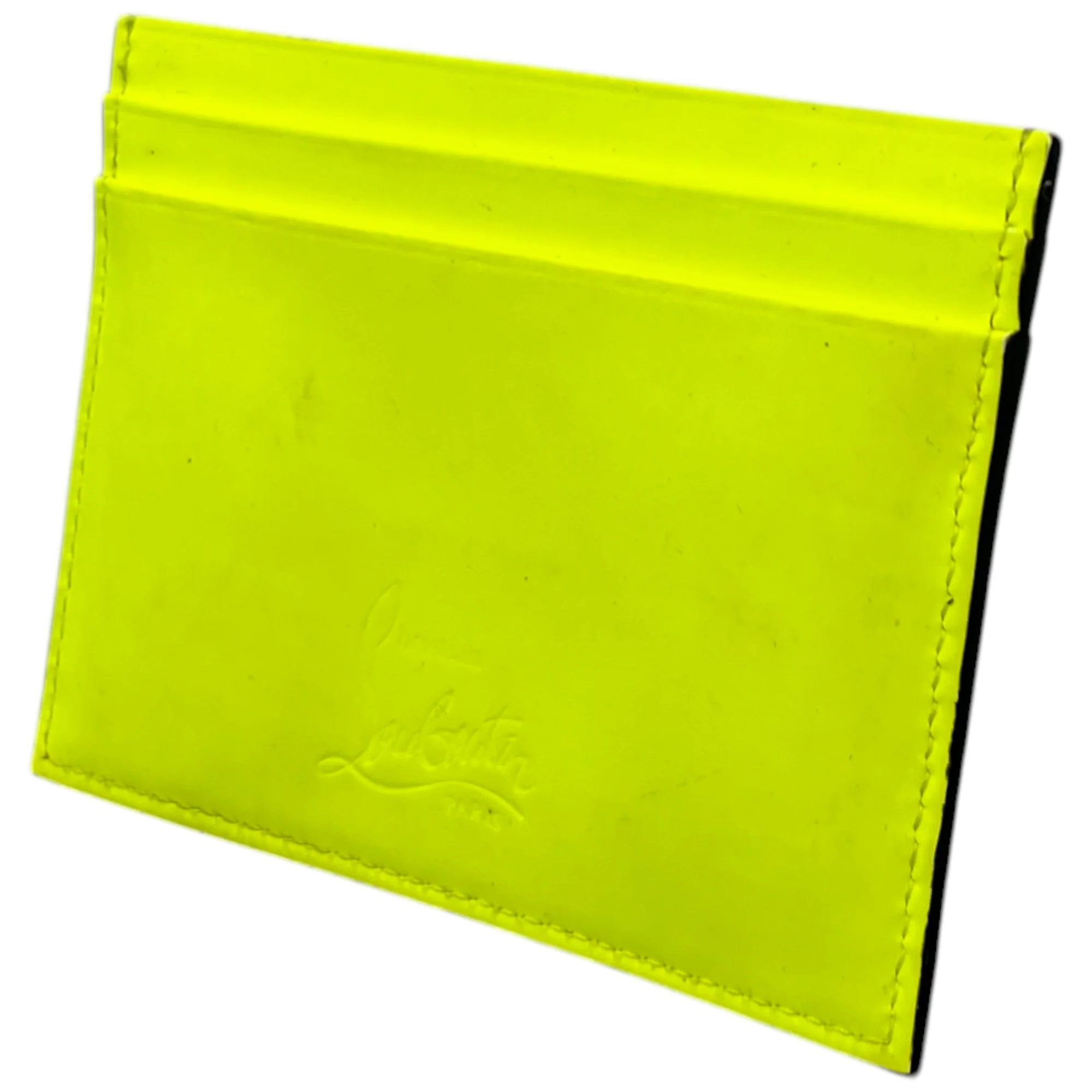 Men's Kios Spiked Card Holder Yellow - Image 6