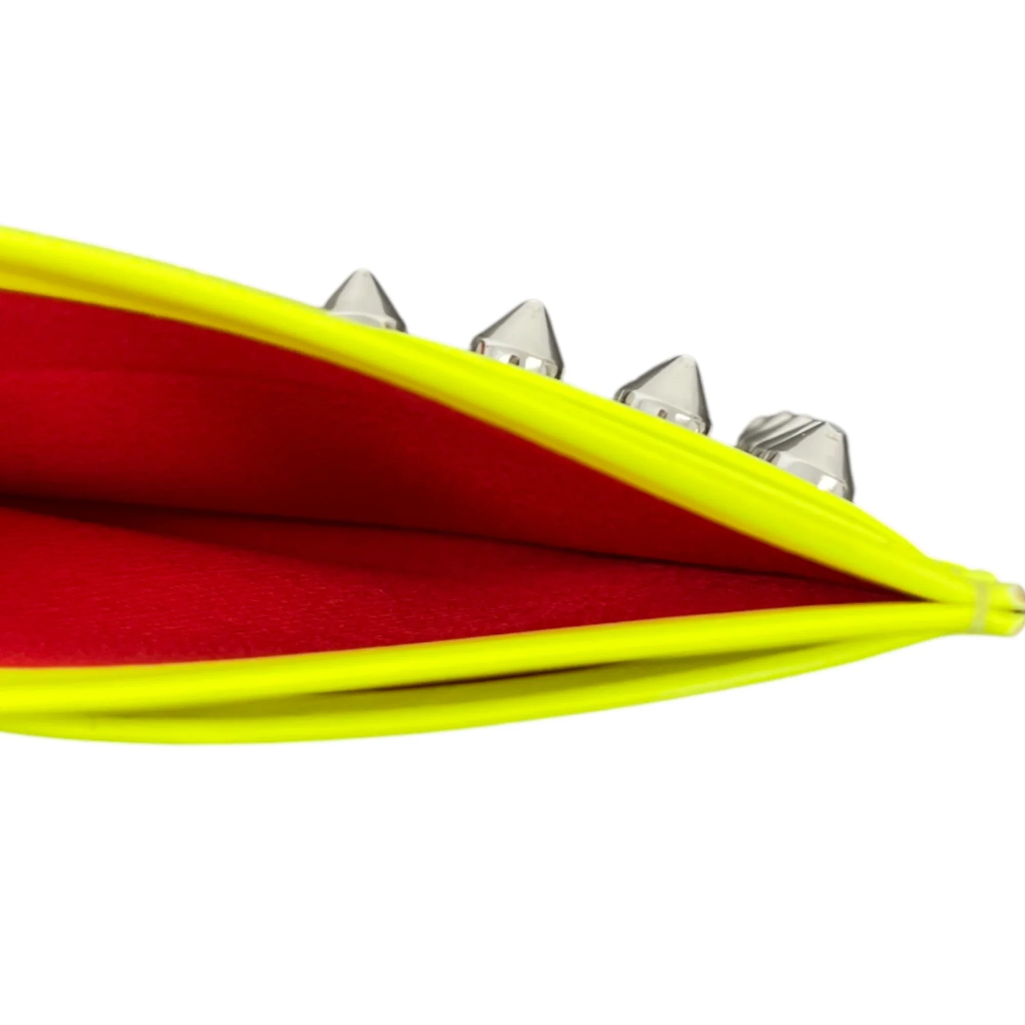 Men's Kios Spiked Card Holder Yellow - Image 7
