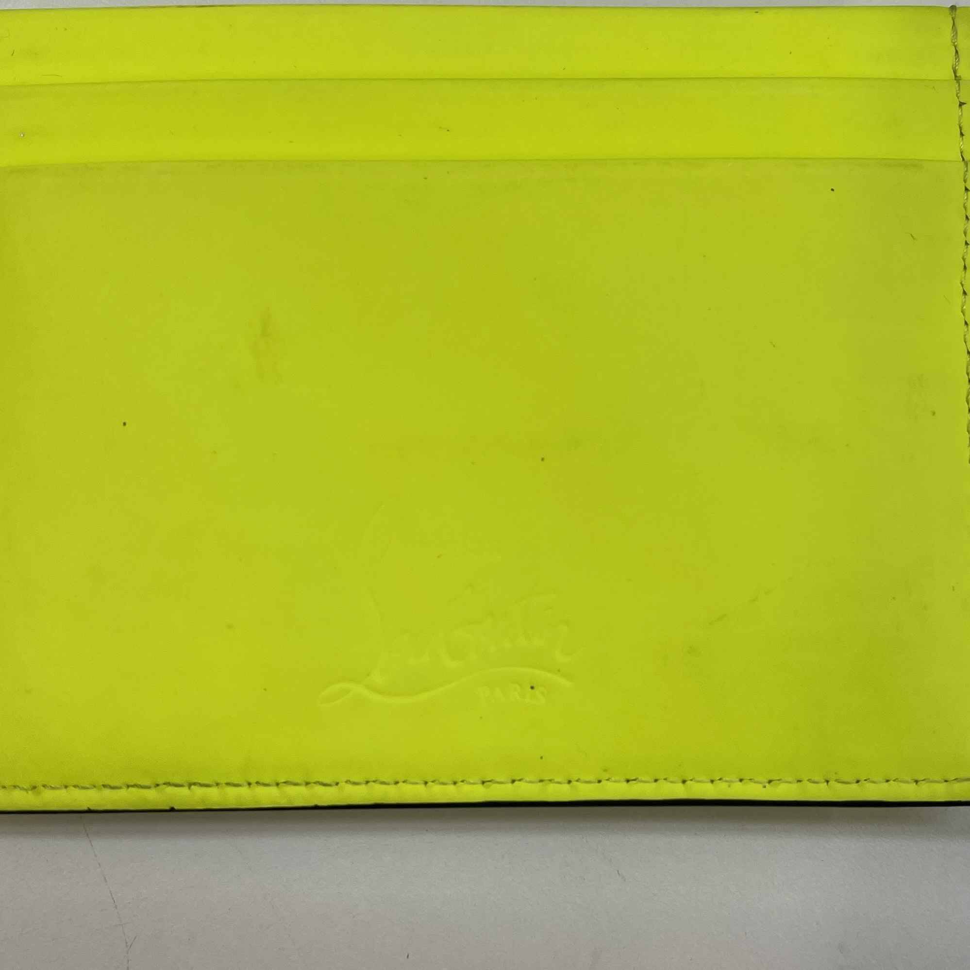 Men's Kios Spiked Card Holder Yellow - Image 9