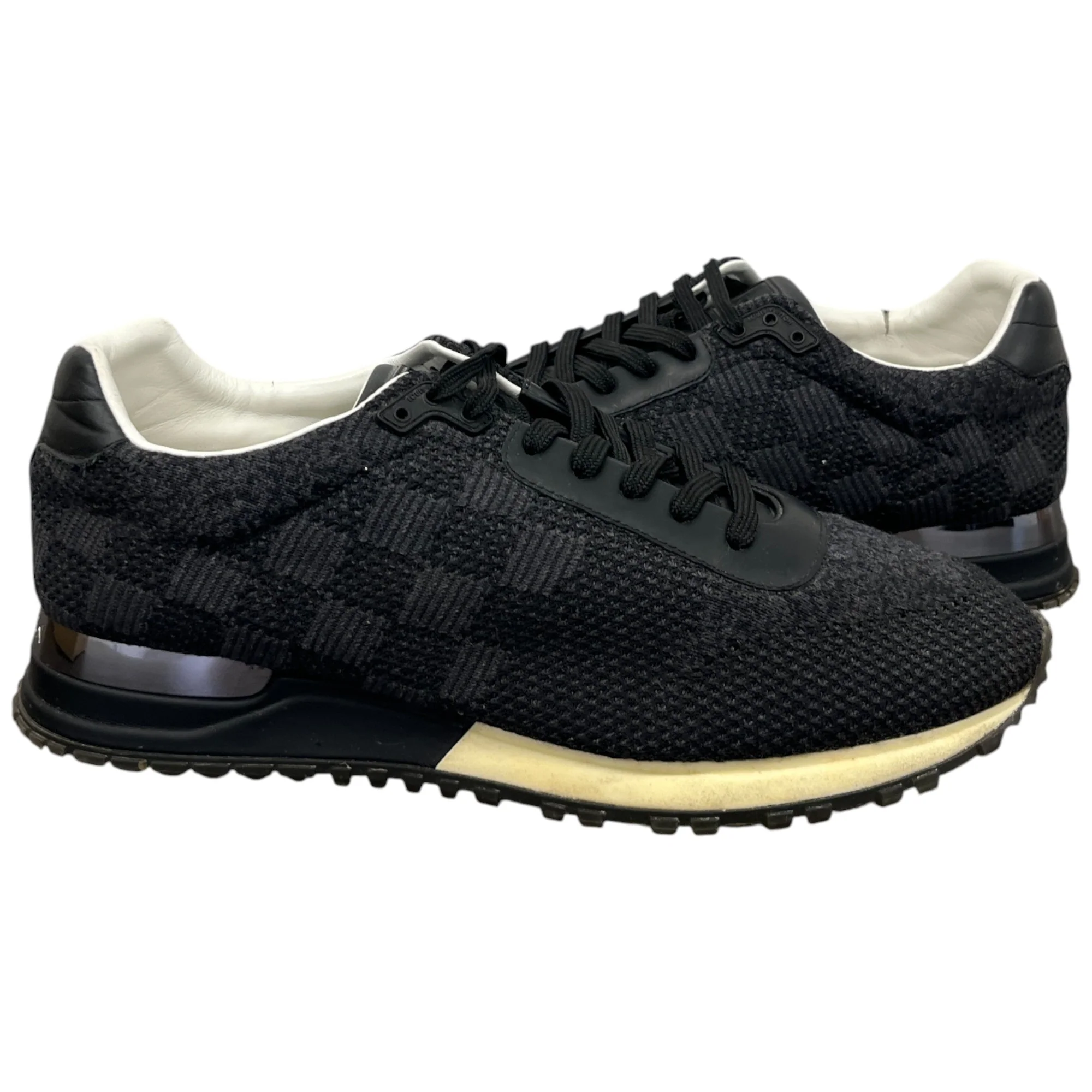 Men's Knit Run Away Low Trainers Black Size EU 39.5 / UK 5.5 - Image 3
