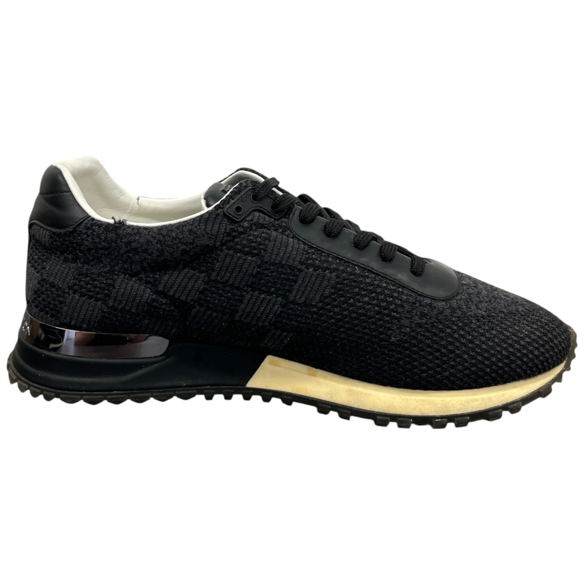 Men's Knit Run Away Low Trainers Black Size EU 39.5 / UK 5.5 - Image 4
