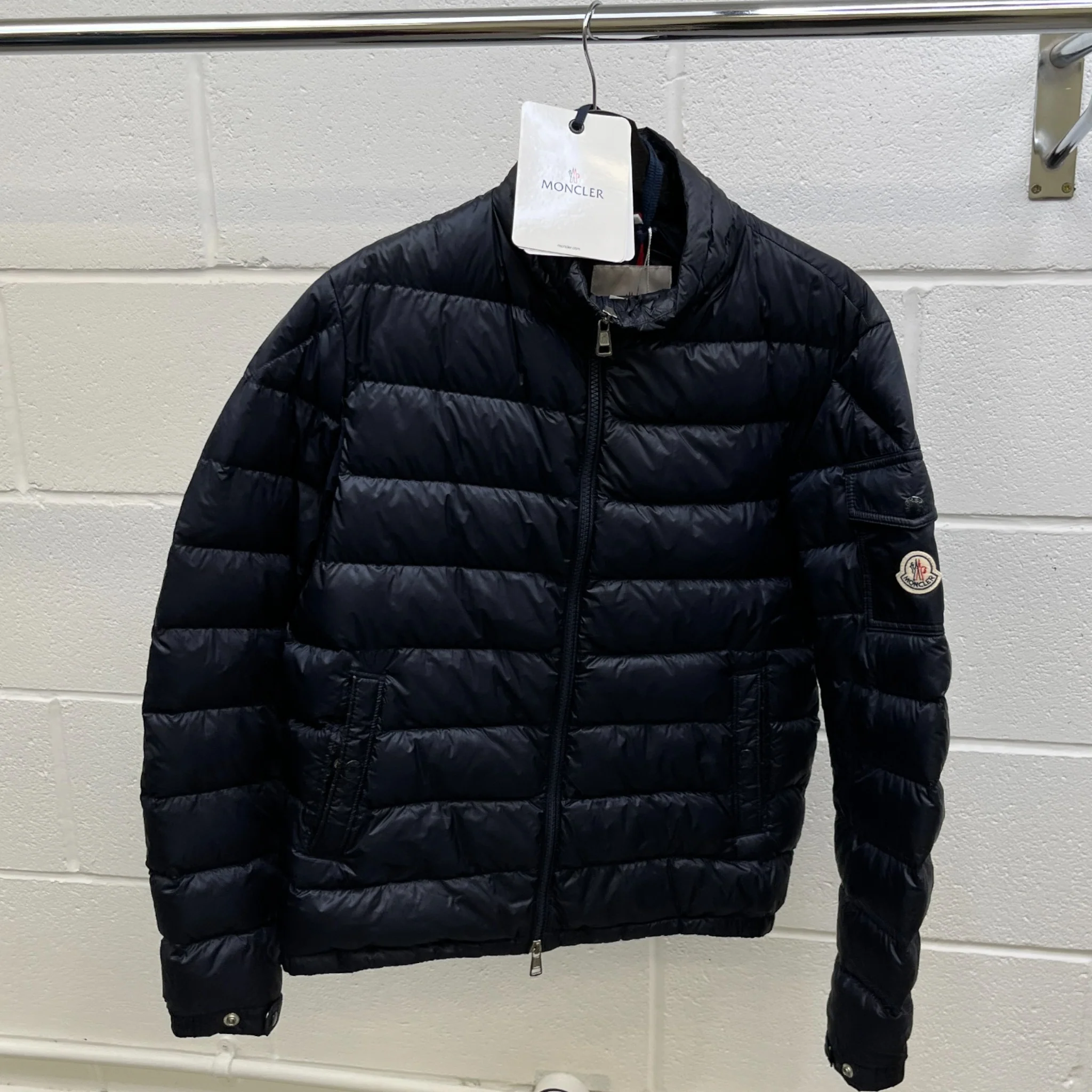 Men's Lambot Down Jacket Navy Size 1 / S - Image 12