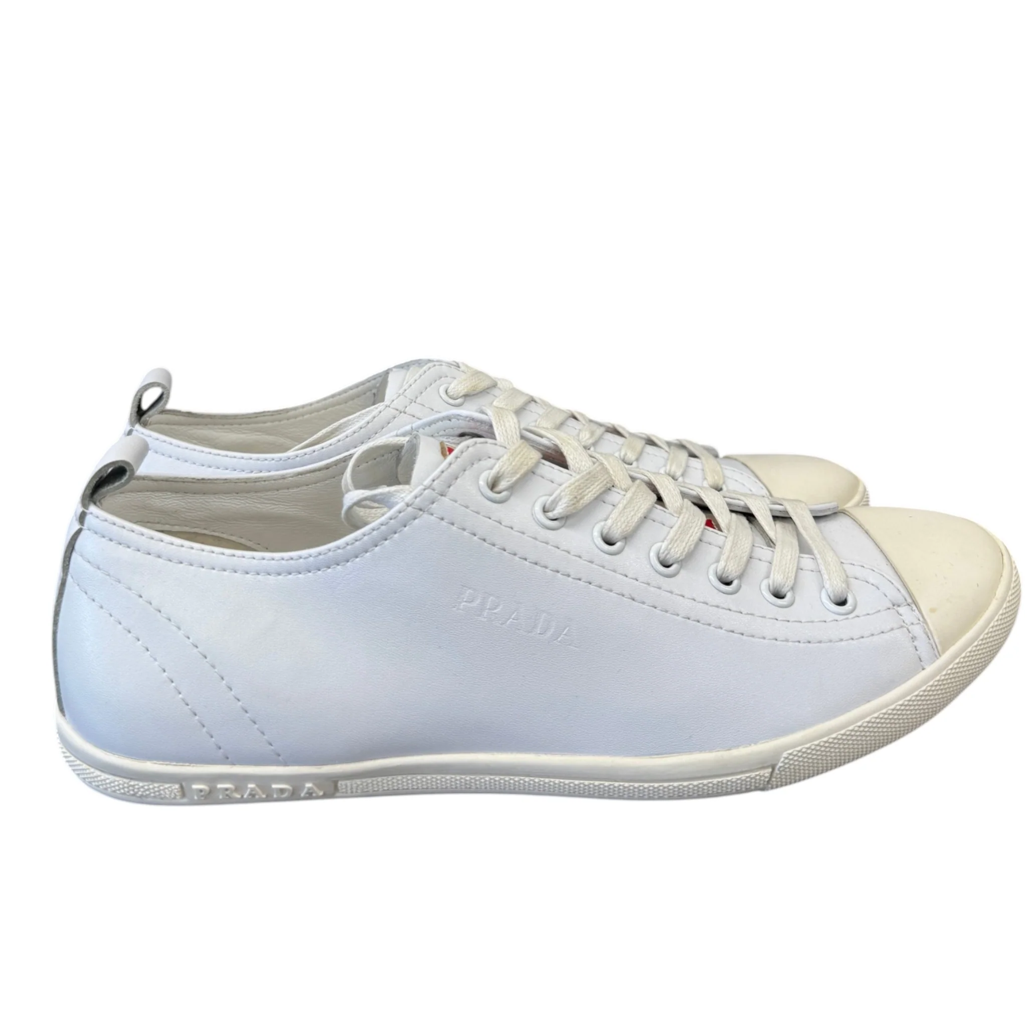 Men's Lane Low Trainers White Size EU 42 / UK 8 - Image 4
