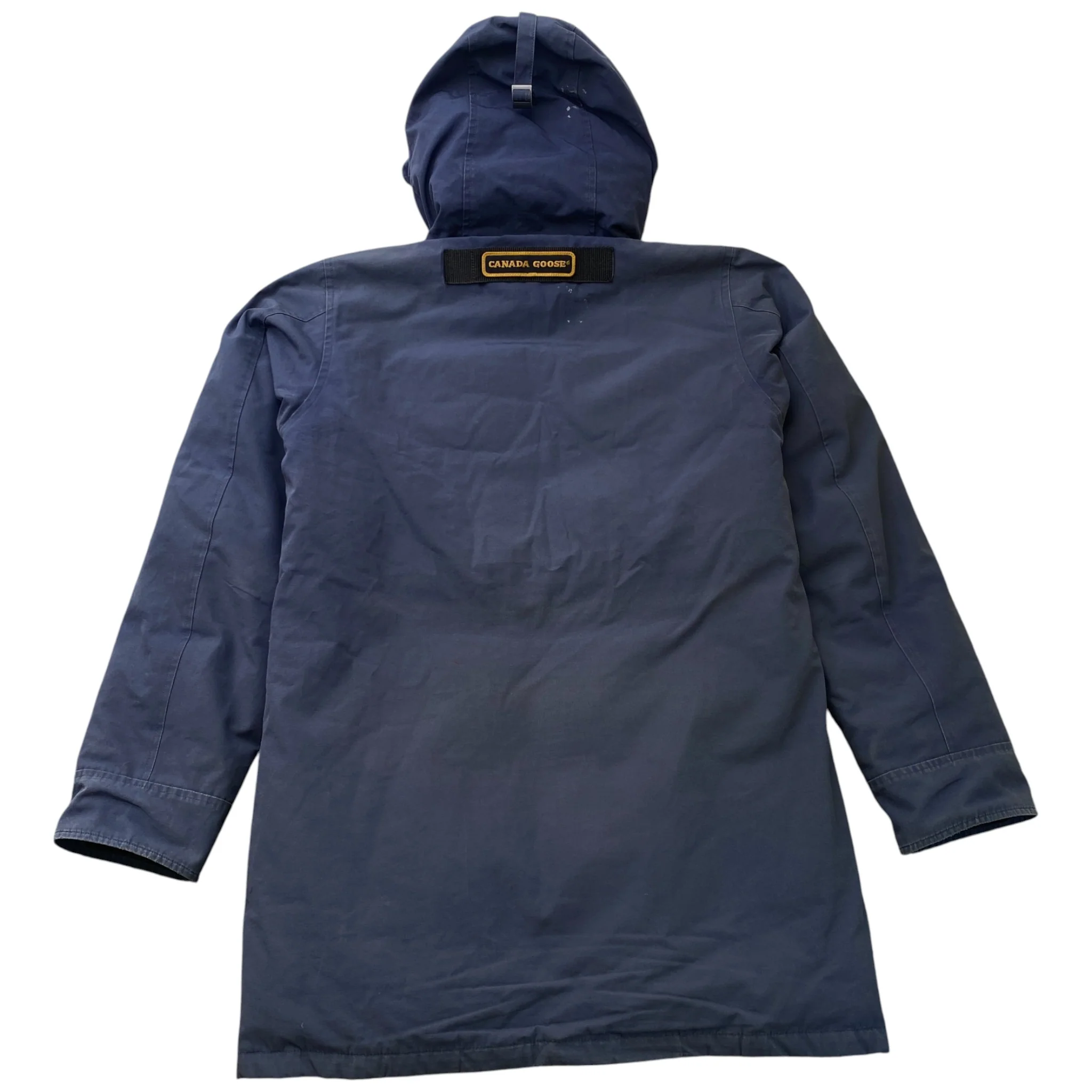 Men's Langford Parka Down Jacket Navy Size M - Image 2