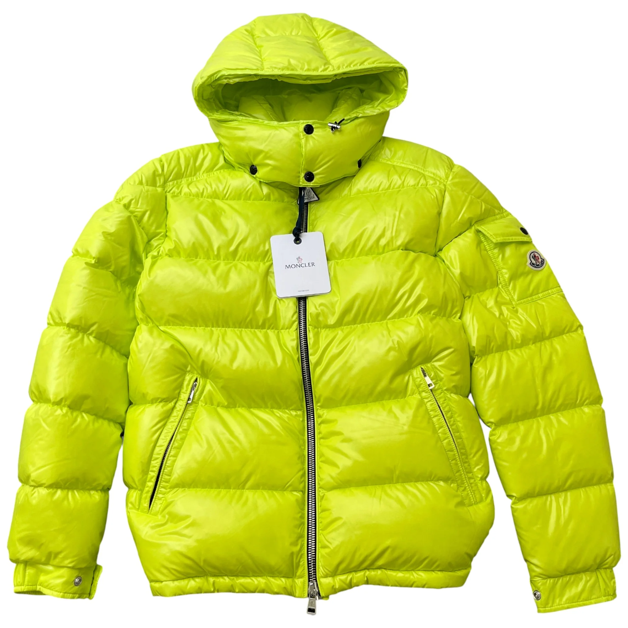 Men's Leanm Down Jacket Green Size 2 / M