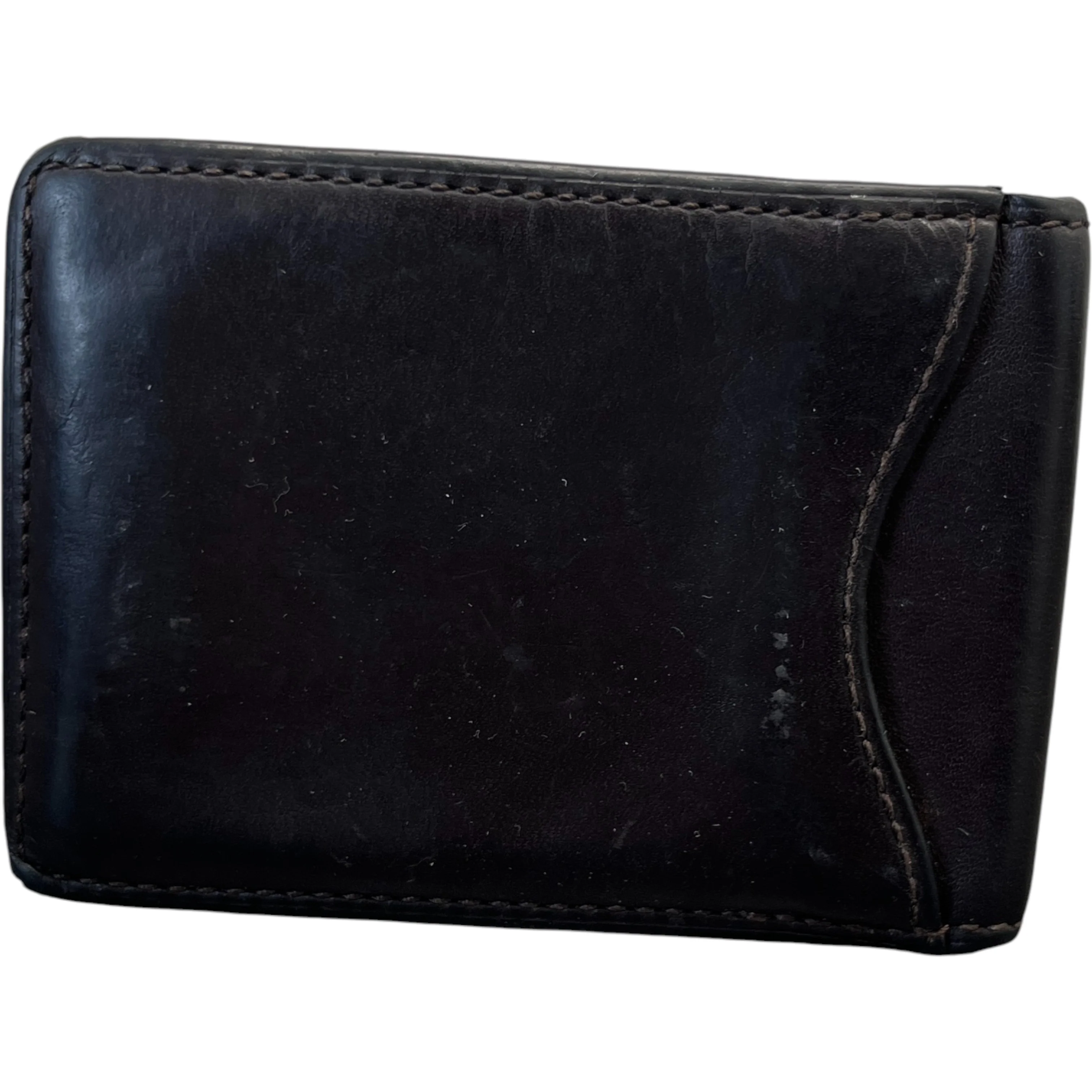 Men's Leather Logo Card Holder Brown - Image 2