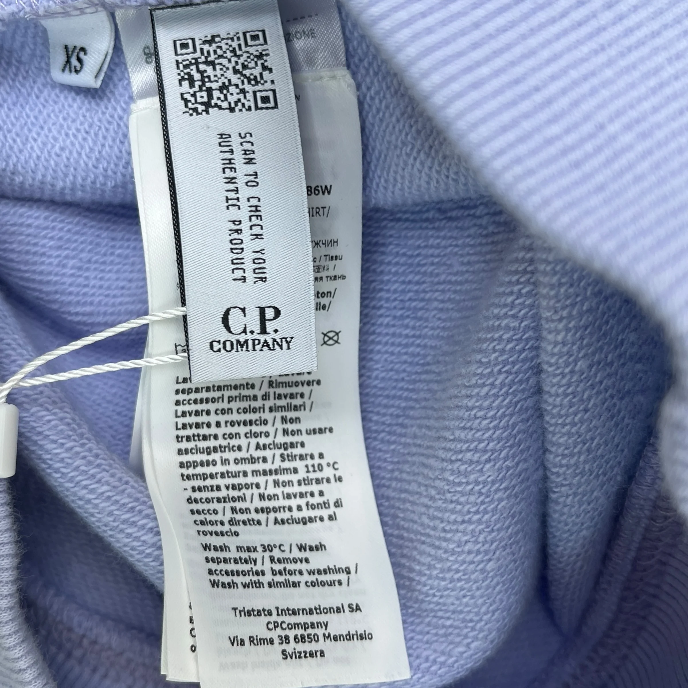 Men's Lens Hoodie Purple Size XS - Image 6