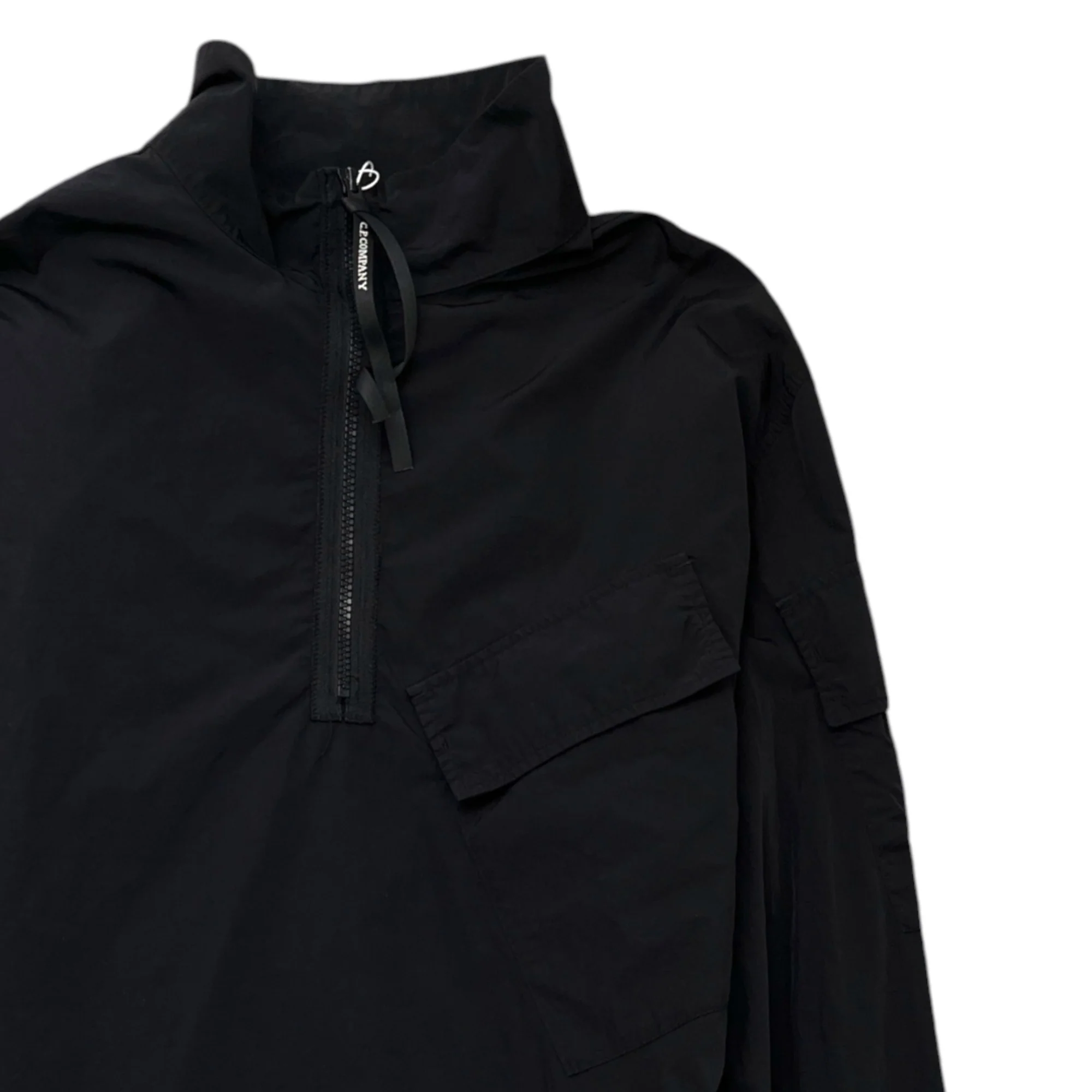 Men's Lens Logo Windbreaker Black Size S - Image 3