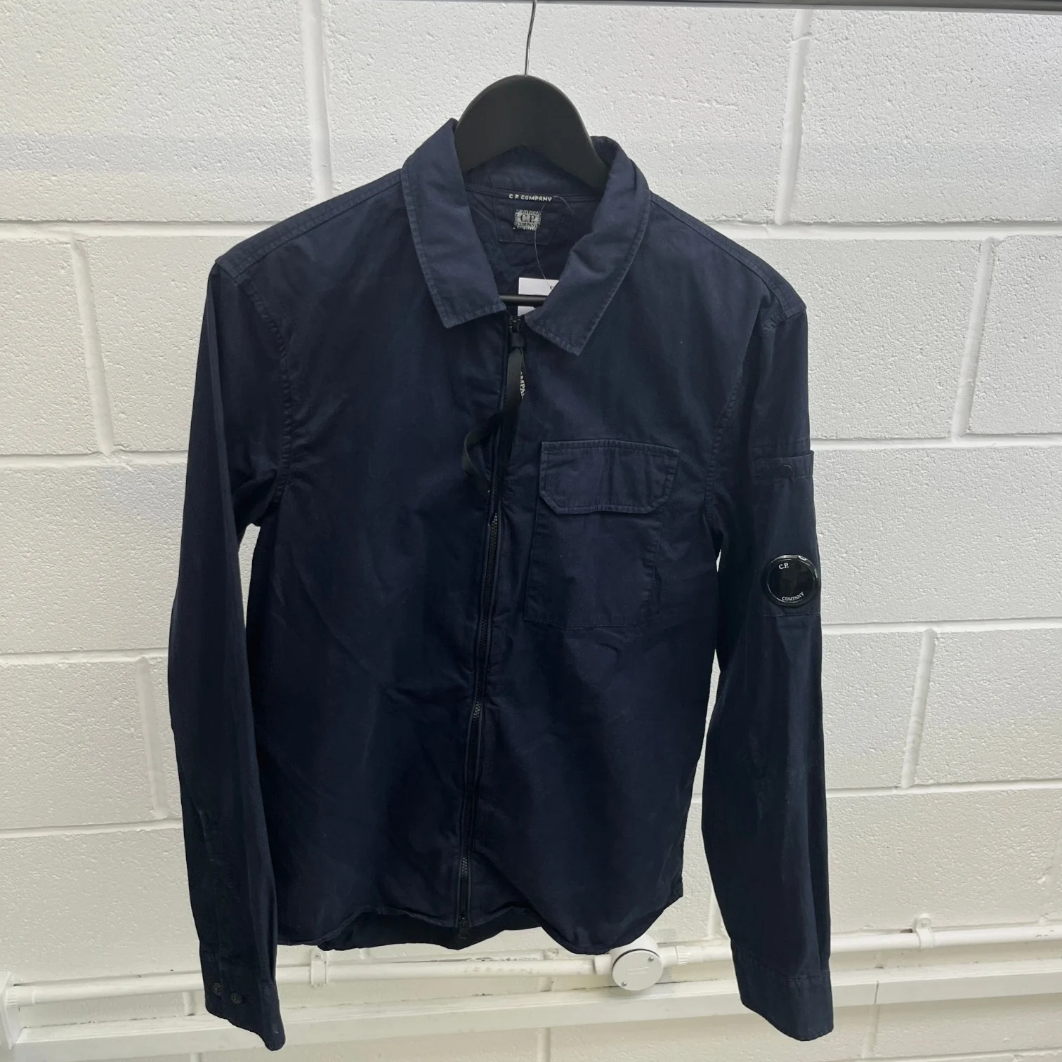 Men's Lens OverShirt Navy Size S - Image 9