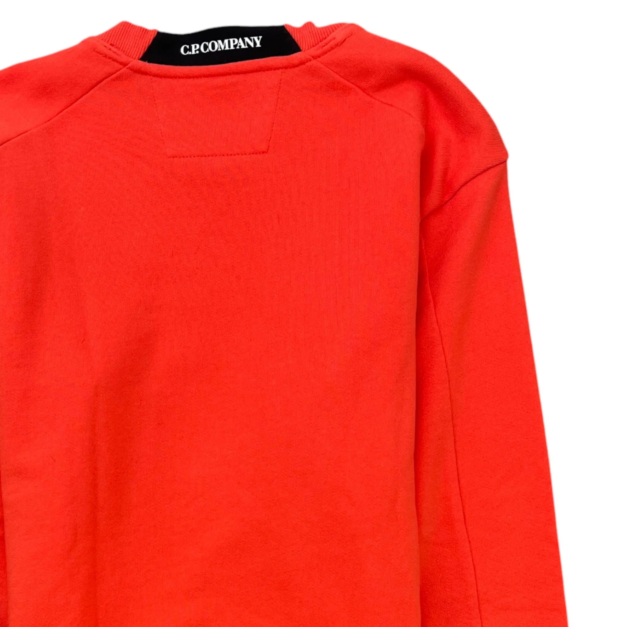 Men's Lens Sweatshirt Orange Size XS - Image 4