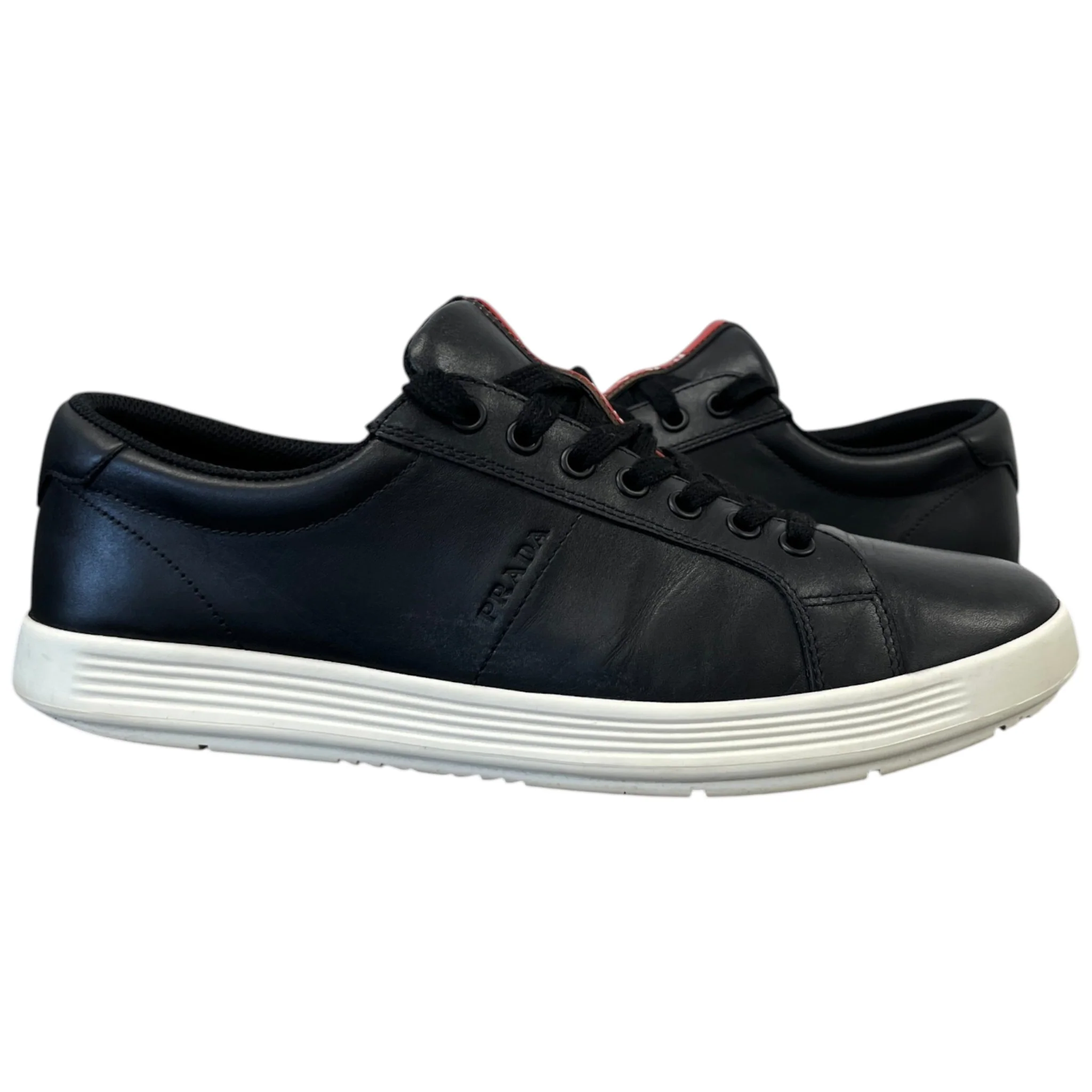 Men's Linea Rossa Low Trainers Black Size EU 41 / UK 7 - Image 3