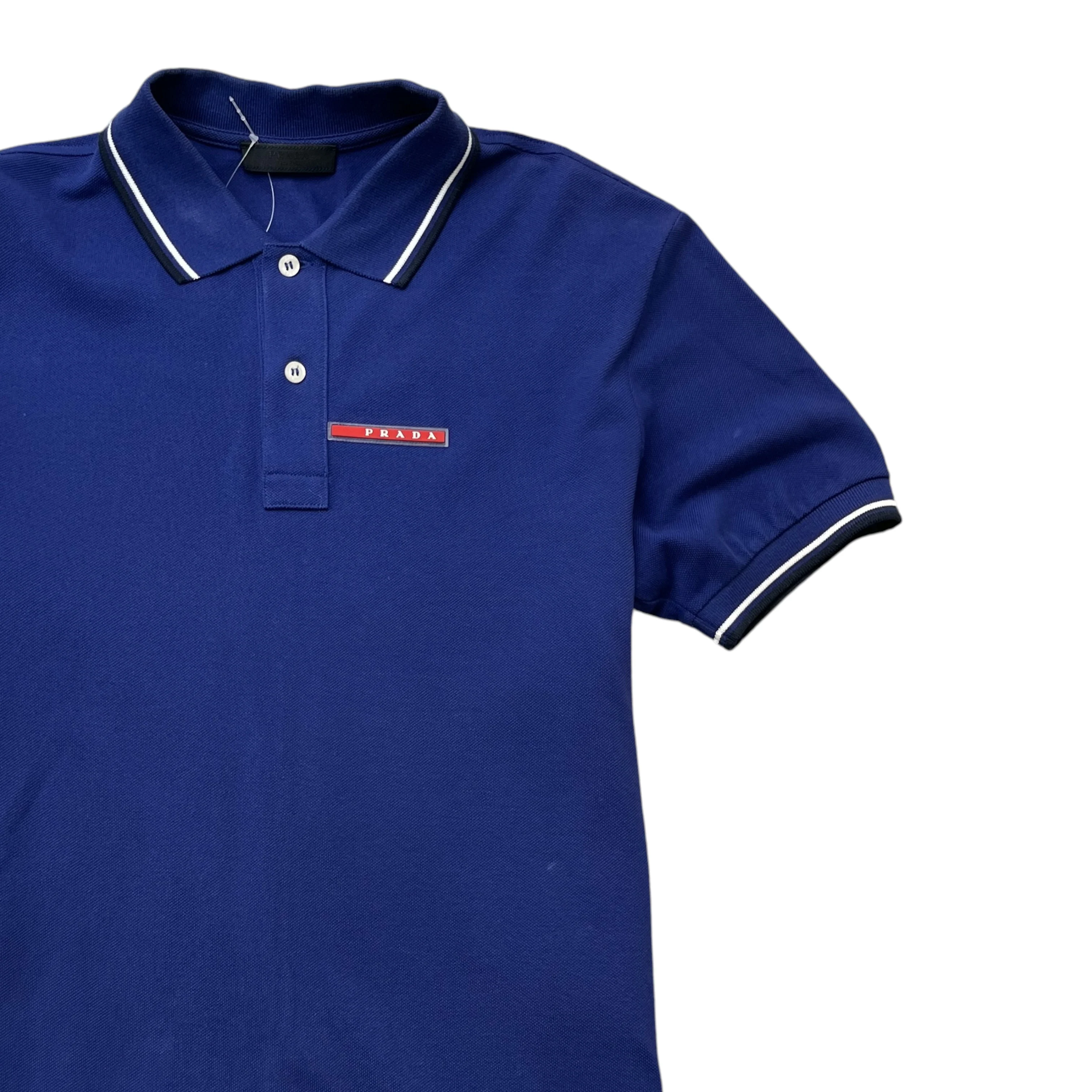 Men's Linea Rossa Polo Shirt Black Size M - Image 3