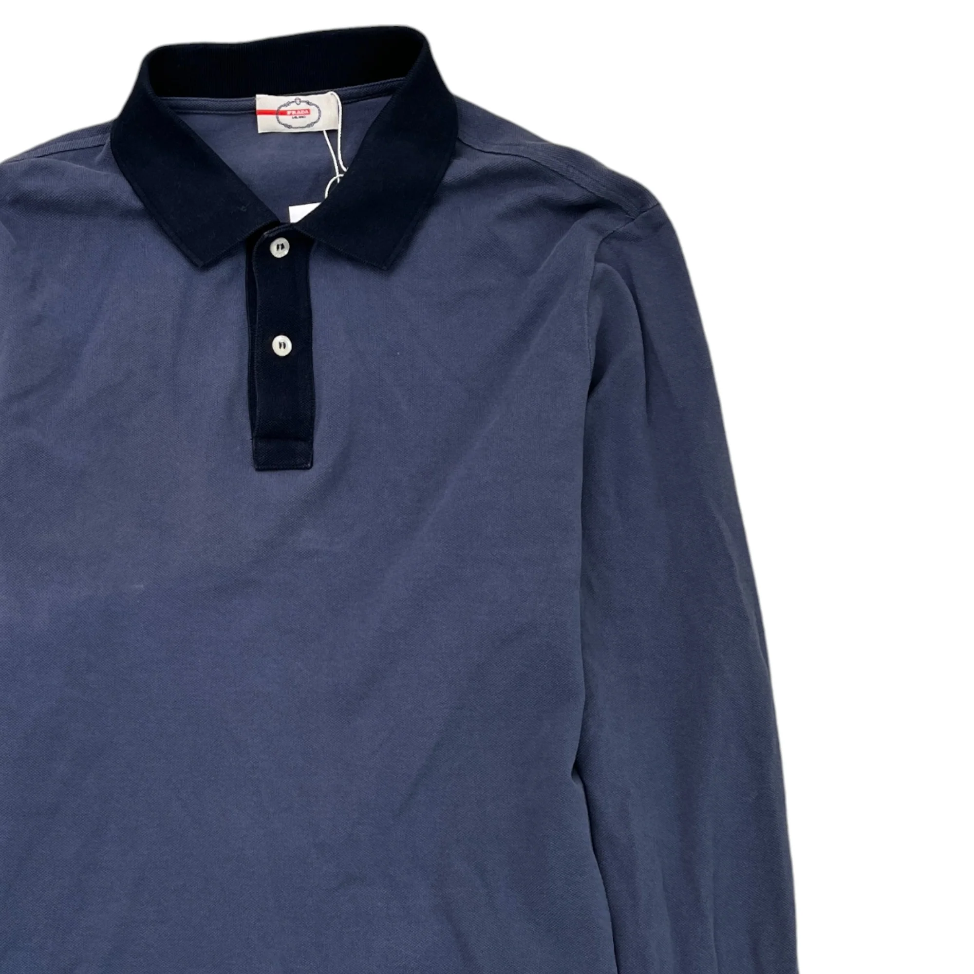 Men's Linea Rossa Polo Shirt Blue Size L - Image 3
