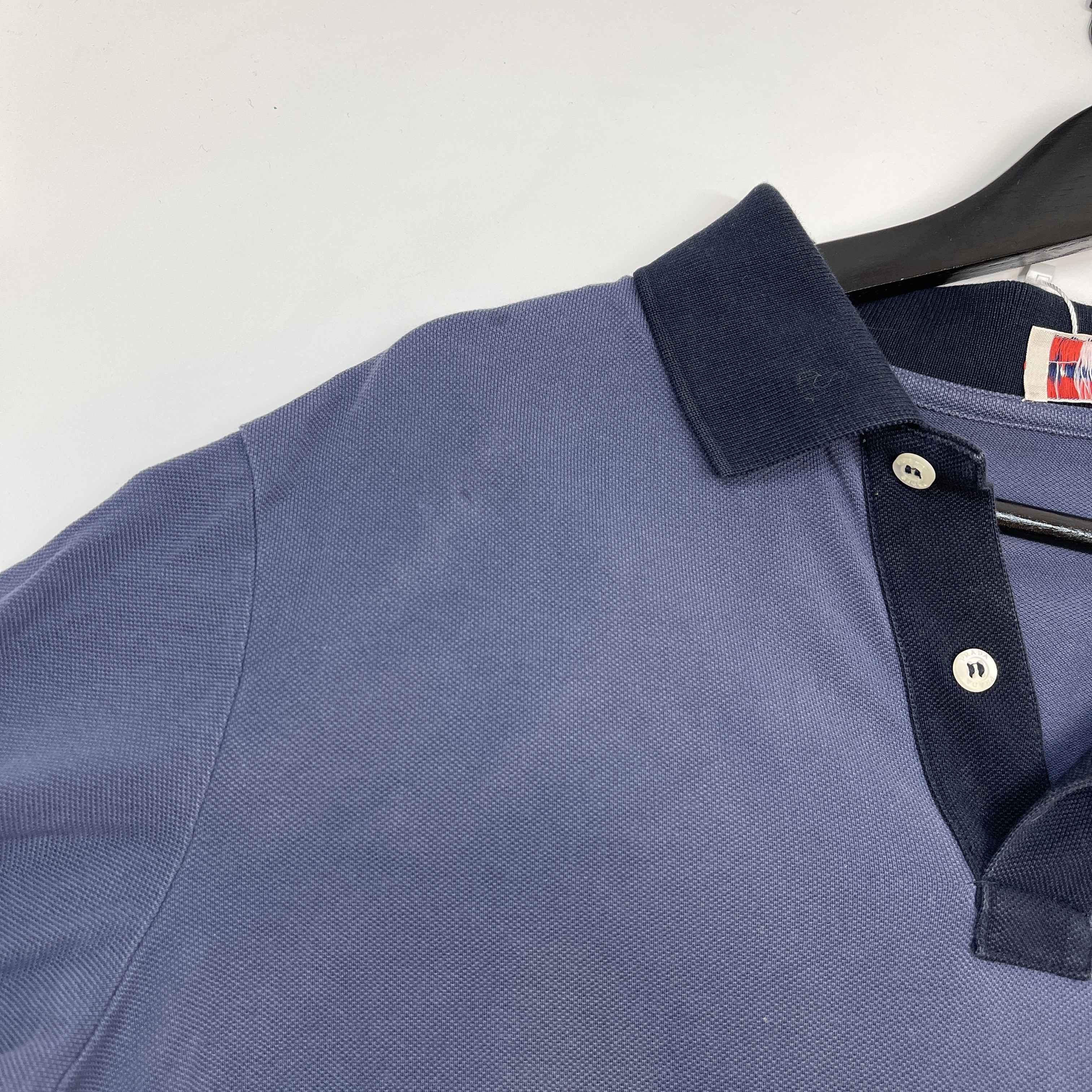 Men's Linea Rossa Polo Shirt Blue Size L - Image 8