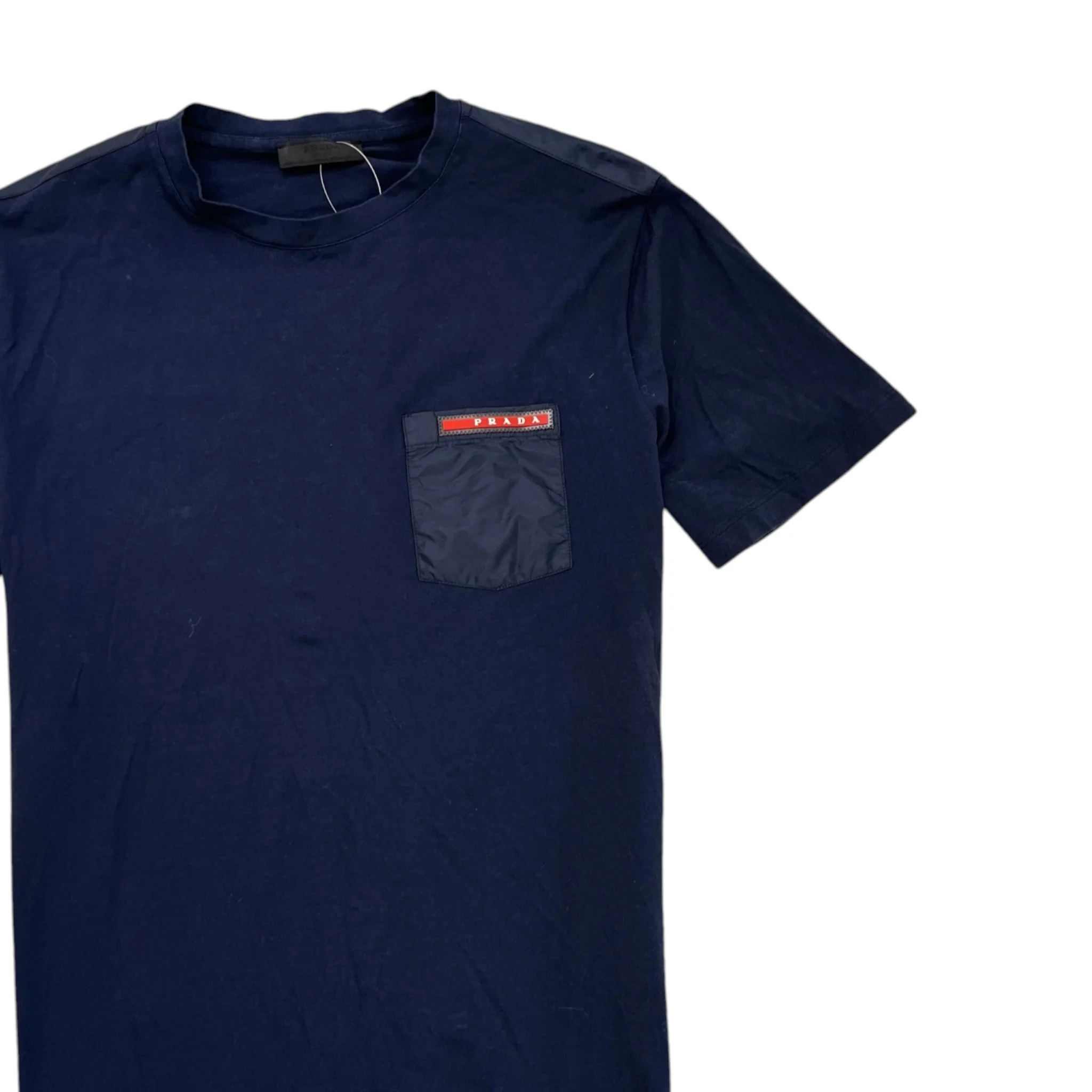 Men's Linear Rosa T-Shirt Navy Size M - Image 3