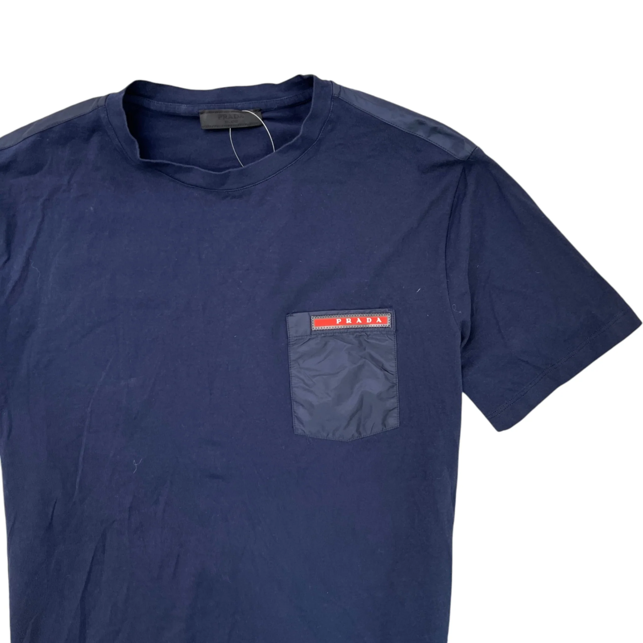 Men's Linear Rosa T-Shirt Navy Size M - Image 5