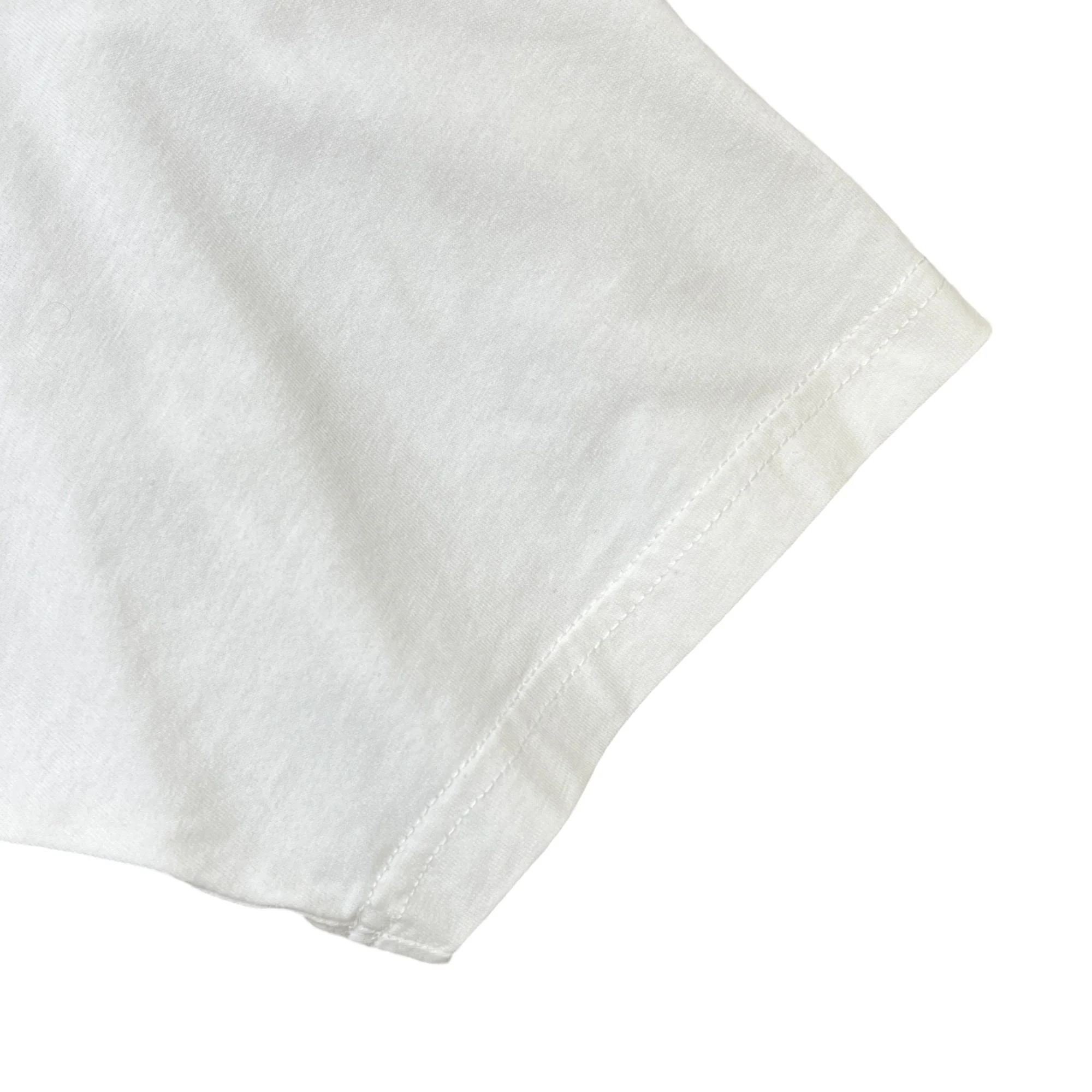 Men's Lions Head Logo Print T-Shirt White Size M - Image 7