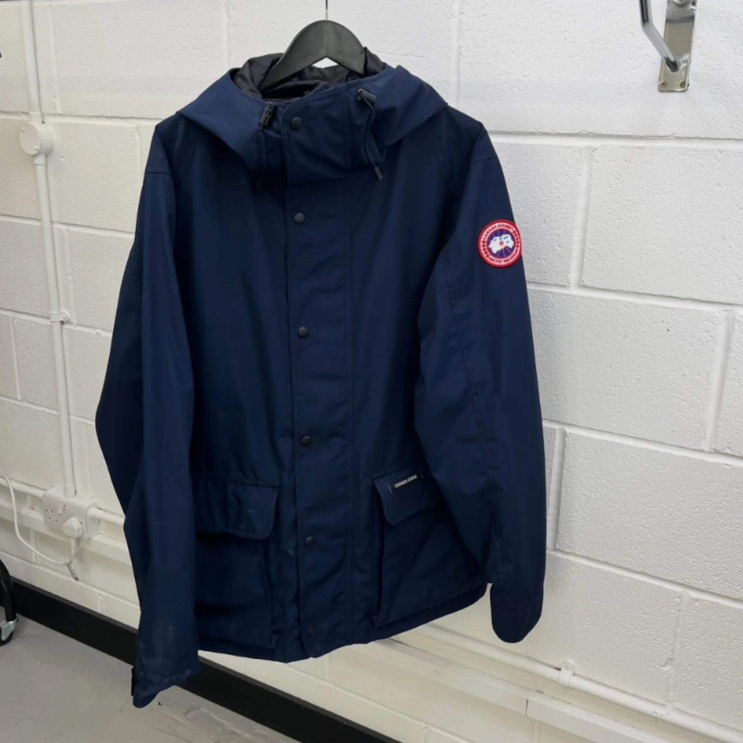 Men's Lockeport Windbreaker Navy Size XXL - Image 9
