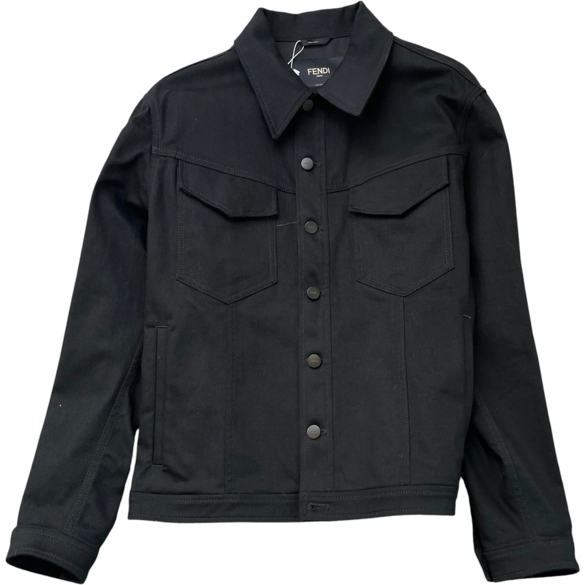 Men's Logo Back Jacket Black Size IT 48 / M