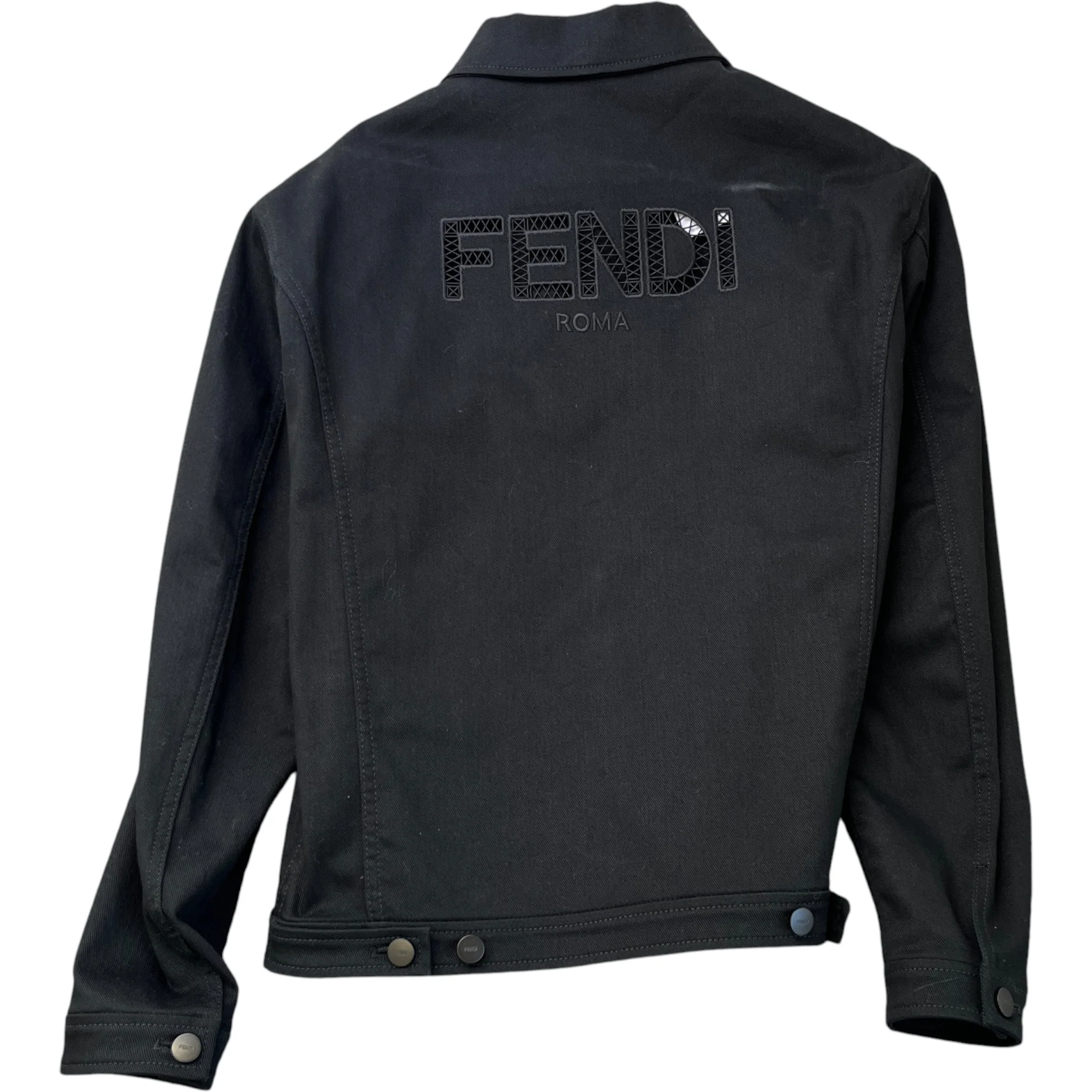 Men's Logo Back Jacket Black Size IT 48 / M - Image 2