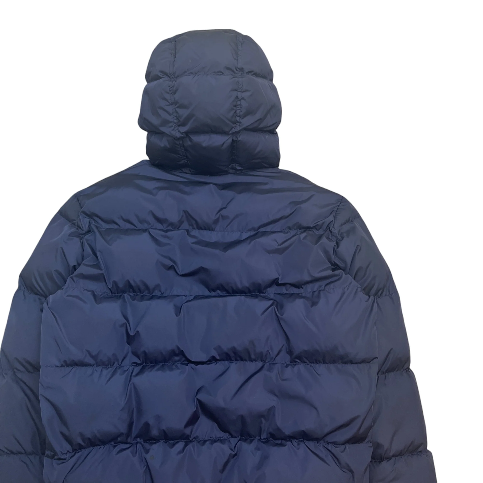 Men's Logo Down Jacket Navy Size Age 16 - Image 4