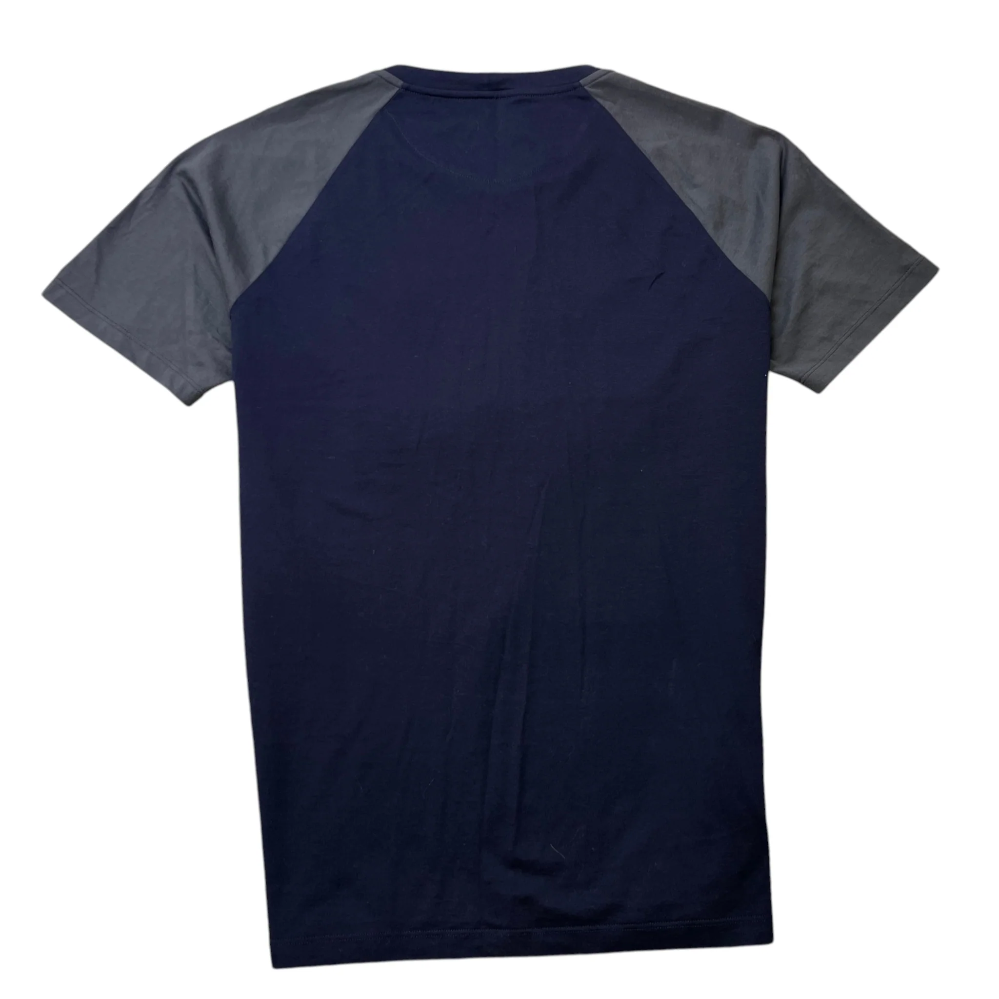 Men's Logo Eyes Zip Pocket T-Shirt Navy Size XL - Image 2