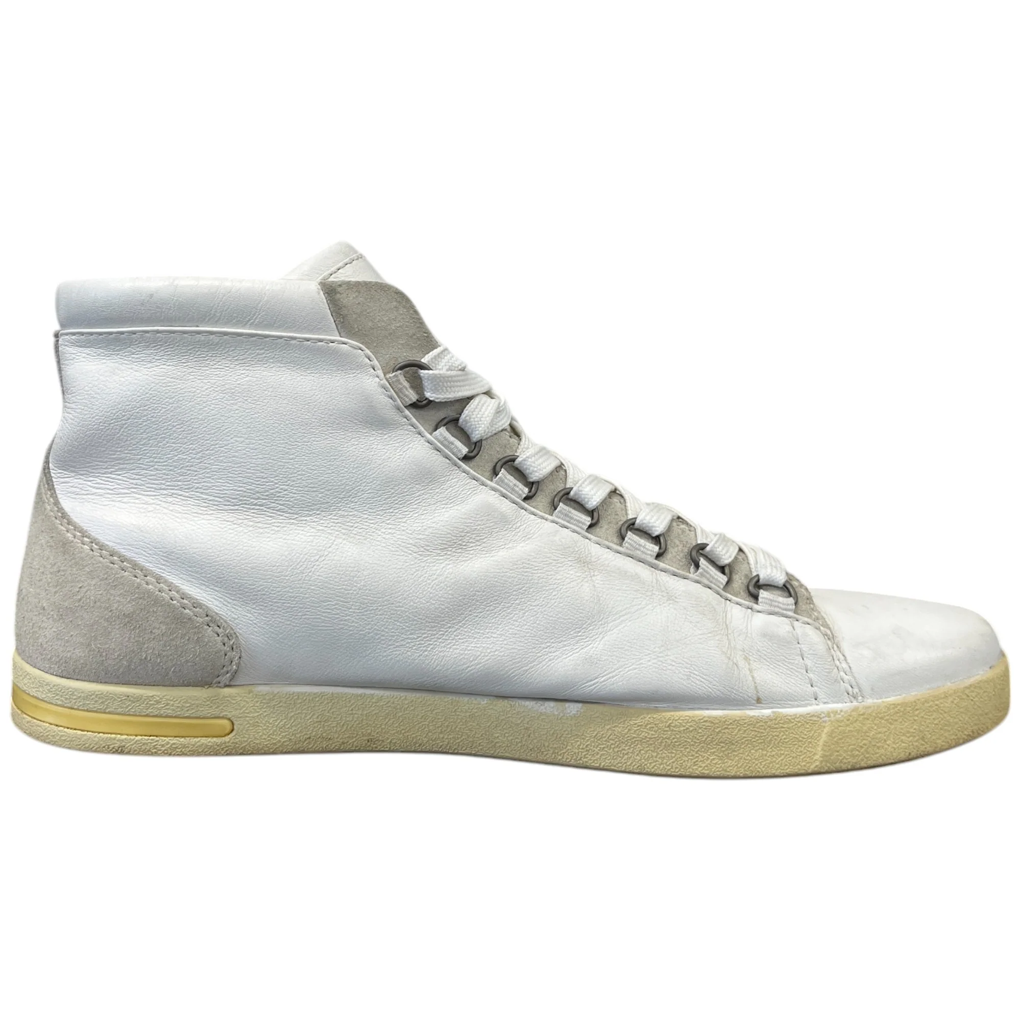 Men's Logo High Trainers White Size EU 41.5 / UK 7.5 - Image 4