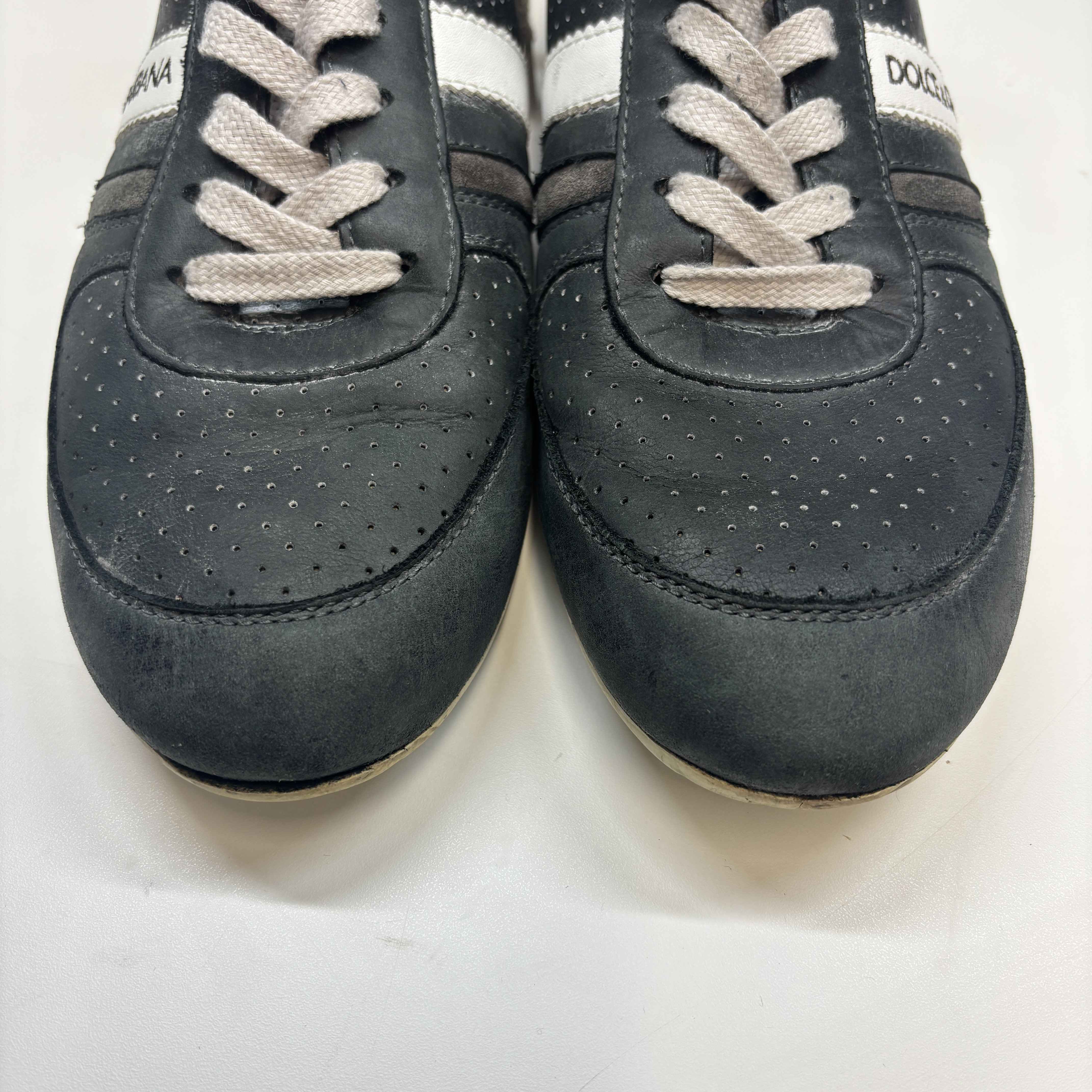Men's Logo Low Trainers Black Size EU 41 / UK 7 - Image 16