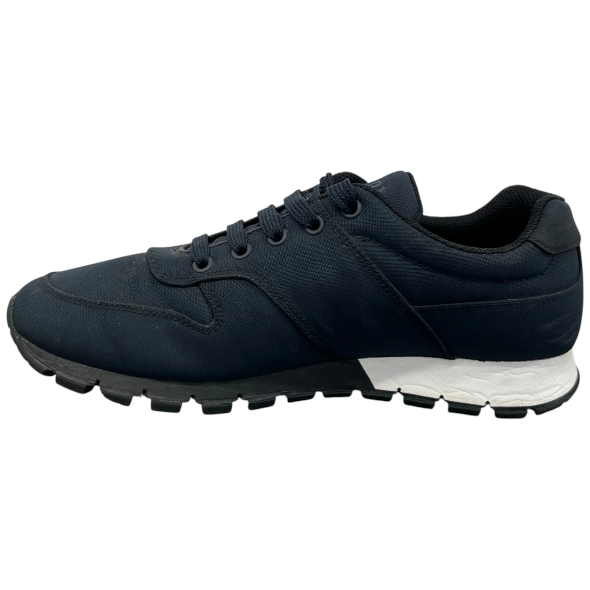 Men's Logo Low Trainers Navy Size EU 40 / UK 6 - Image 2