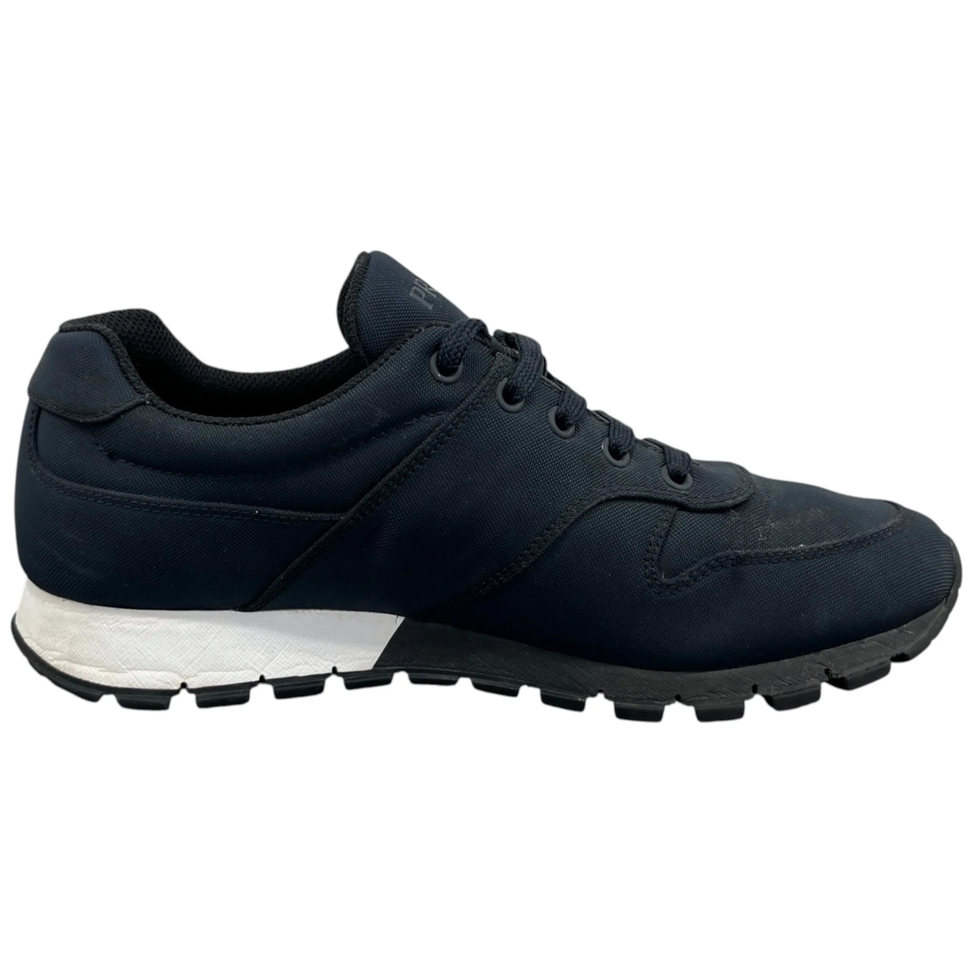 Men's Logo Low Trainers Navy Size EU 40 / UK 6 - Image 4