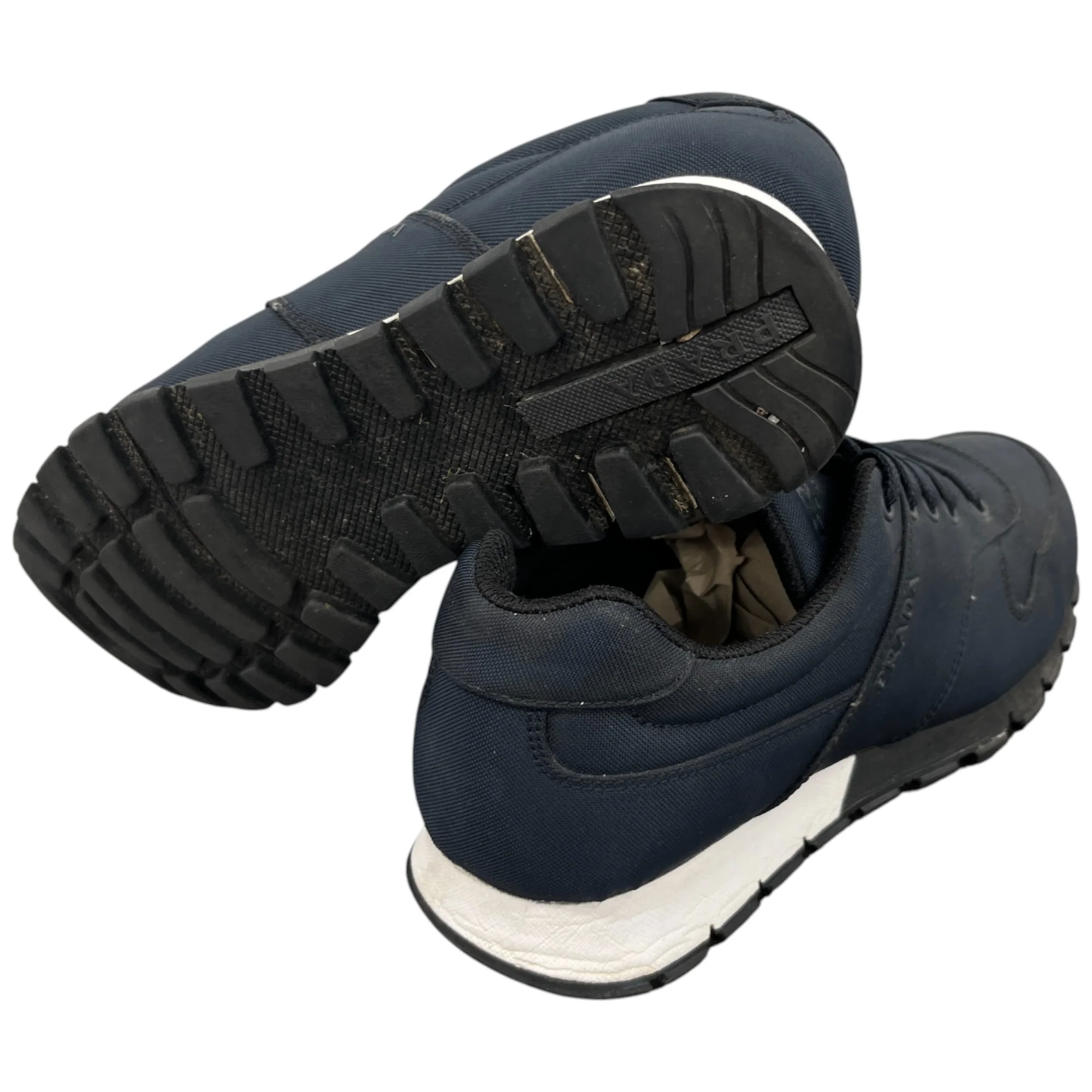 Men's Logo Low Trainers Navy Size EU 40 / UK 6 - Image 9