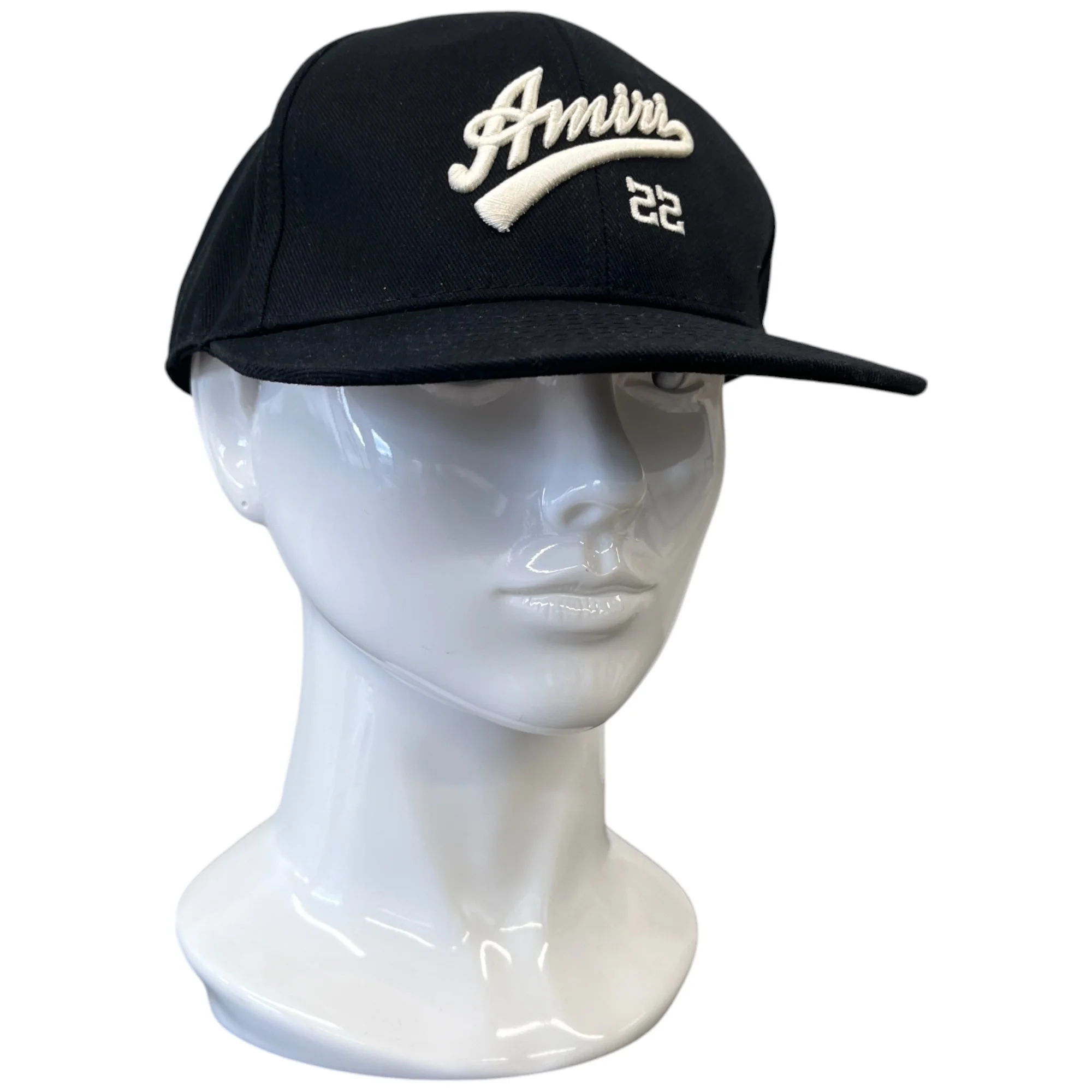 Men's Logo Print Hat Black Size L - Image 3