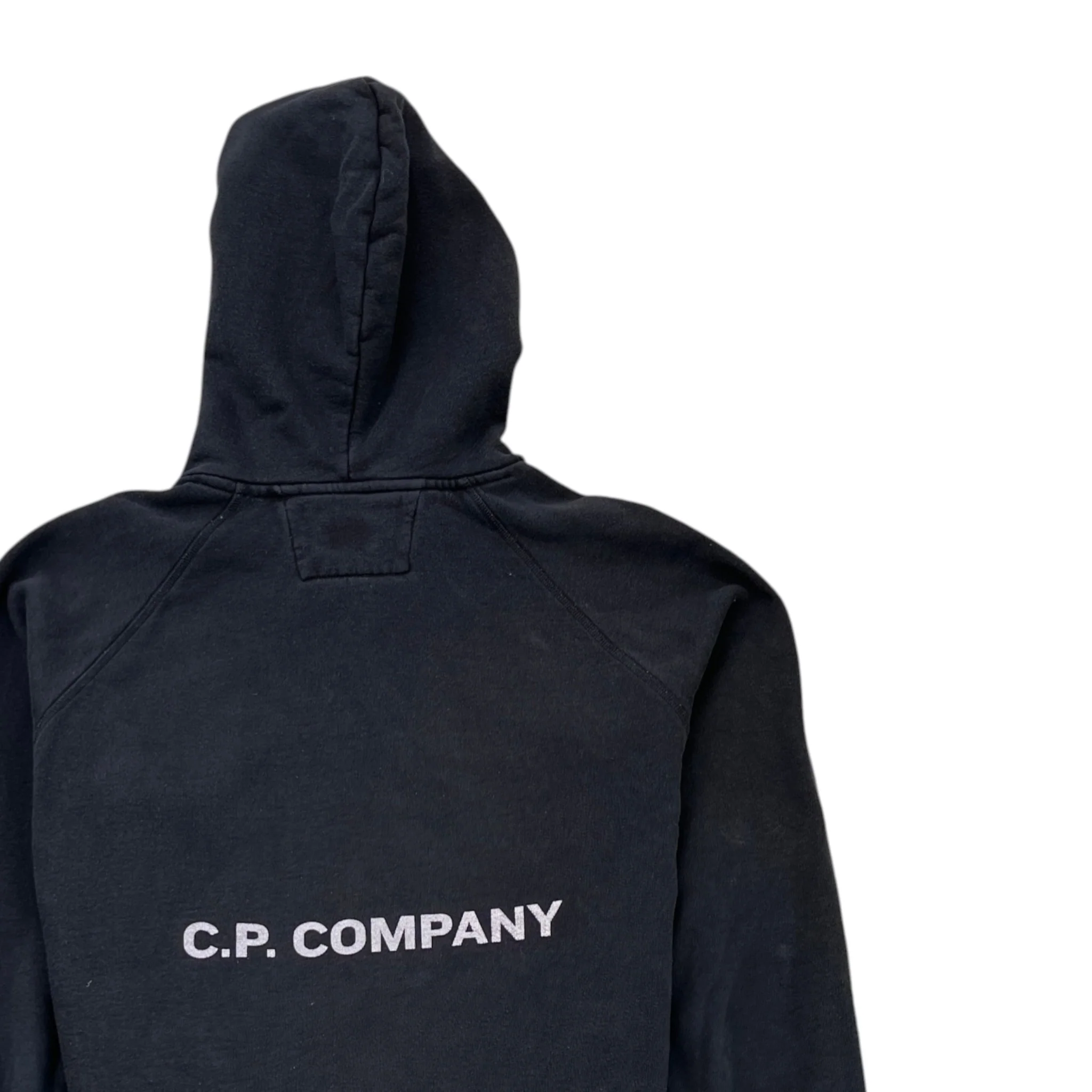 Men's Logo Print Hoodie Black Size L - Image 4