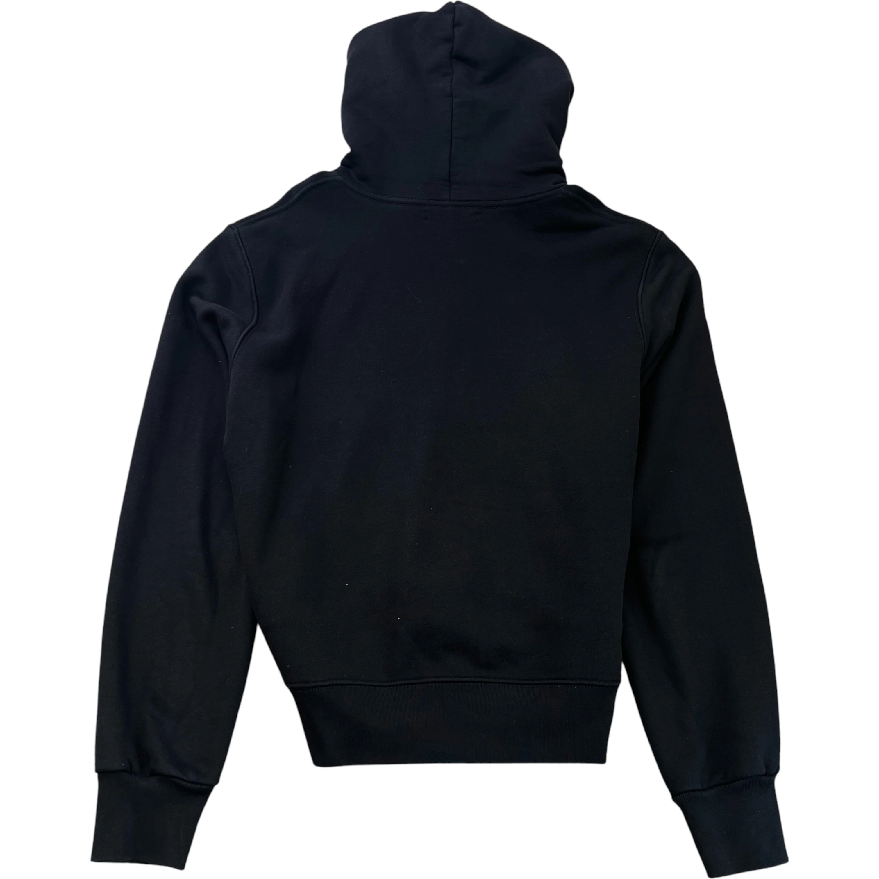Men's Logo Print Hoodie Black Size M - Image 2