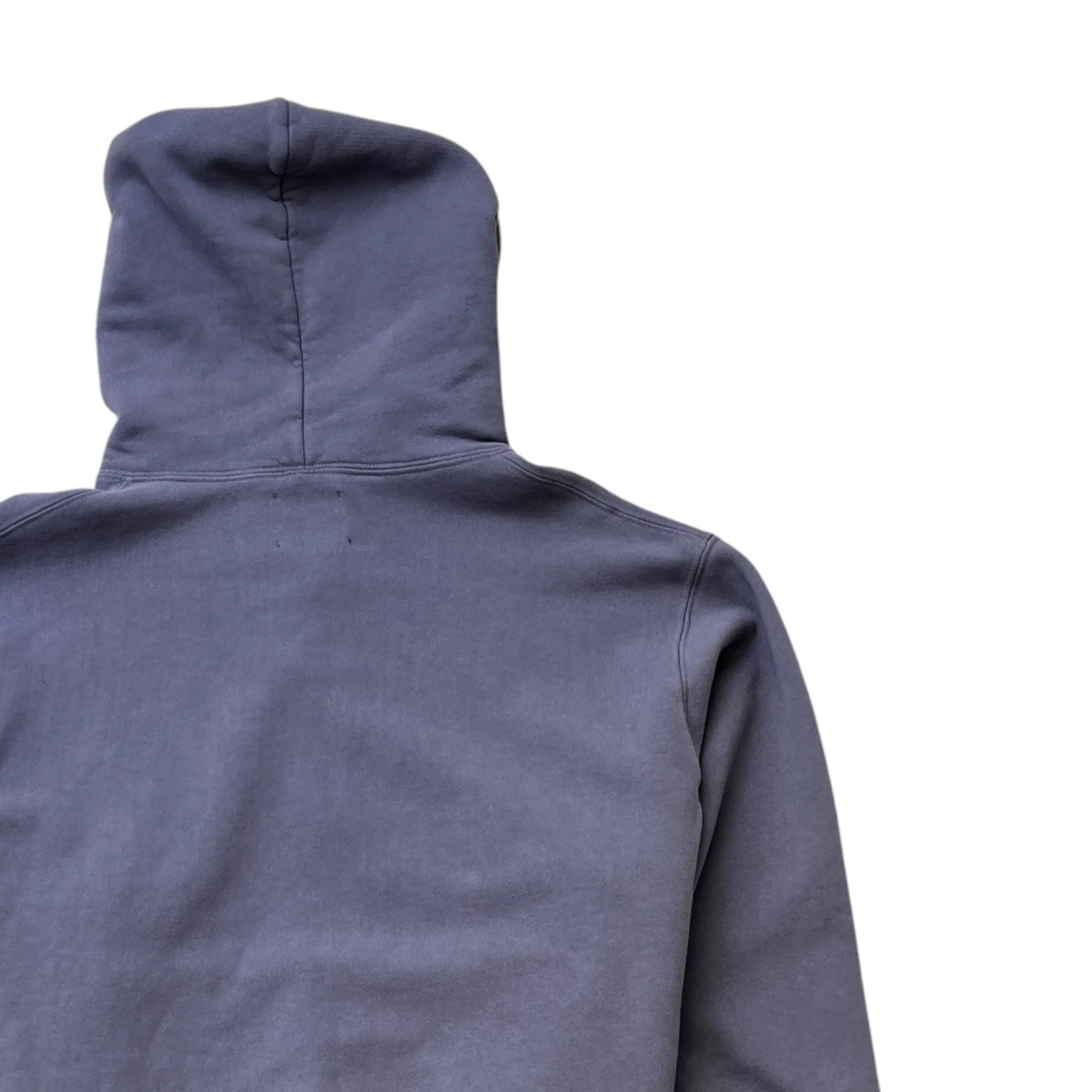 Men's Logo Print Hoodie Blue Size M - Image 4
