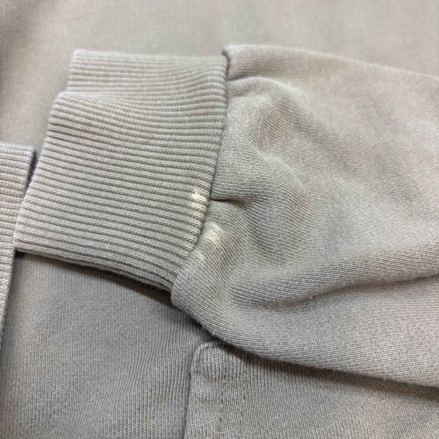 Men's Logo Print Hoodie Khaki Size XS - Image 9