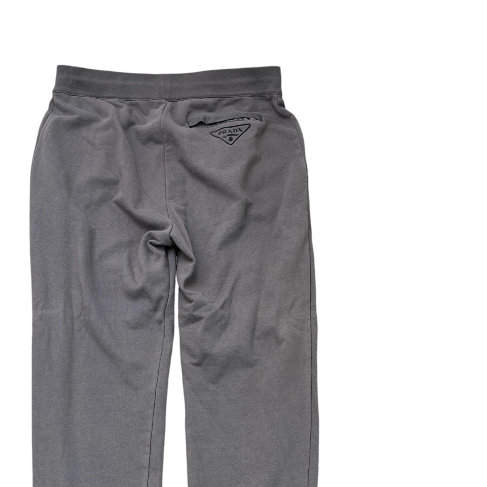 Men's Logo Print Joggers Grey Size M - Image 4