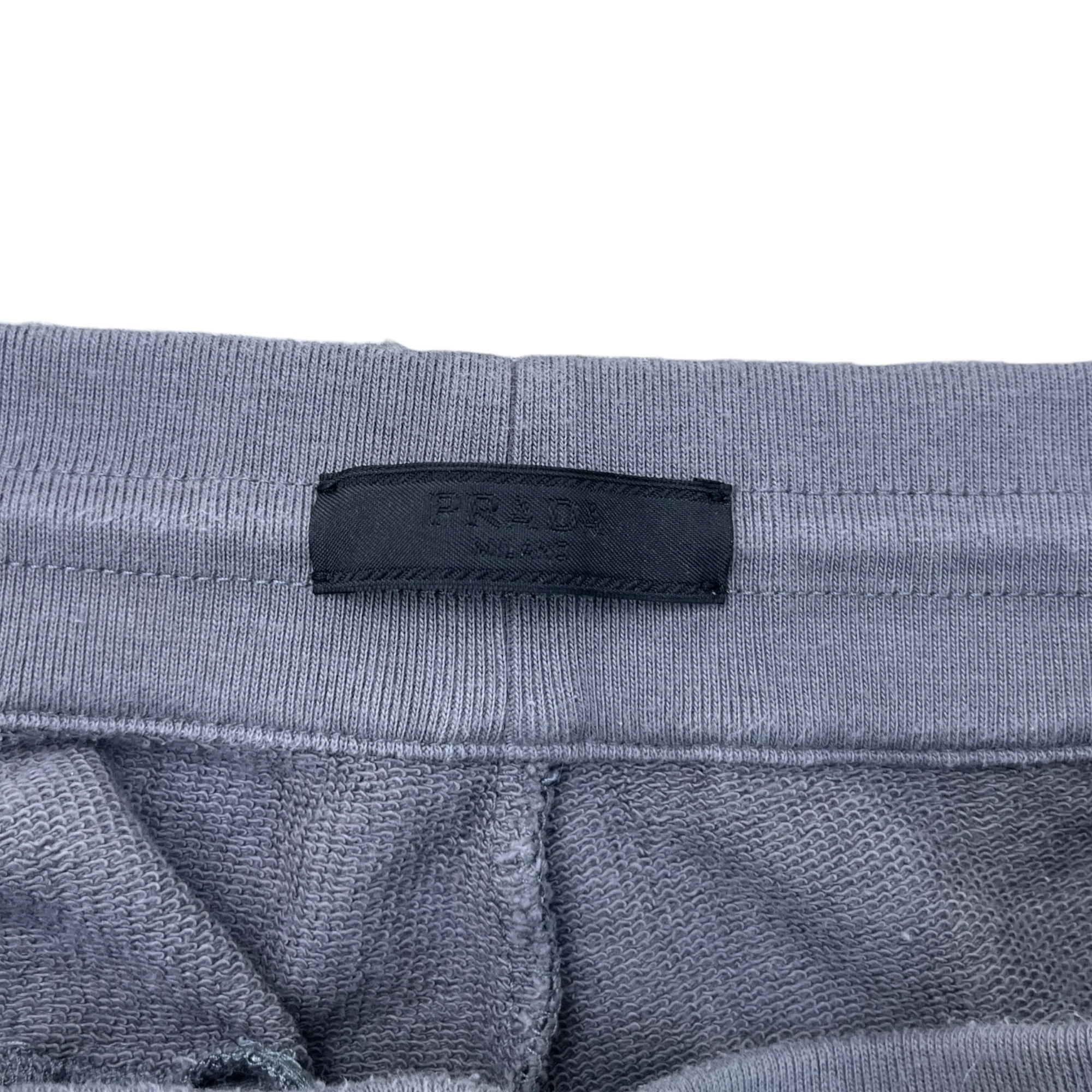 Men's Logo Print Joggers Grey Size M - Image 7