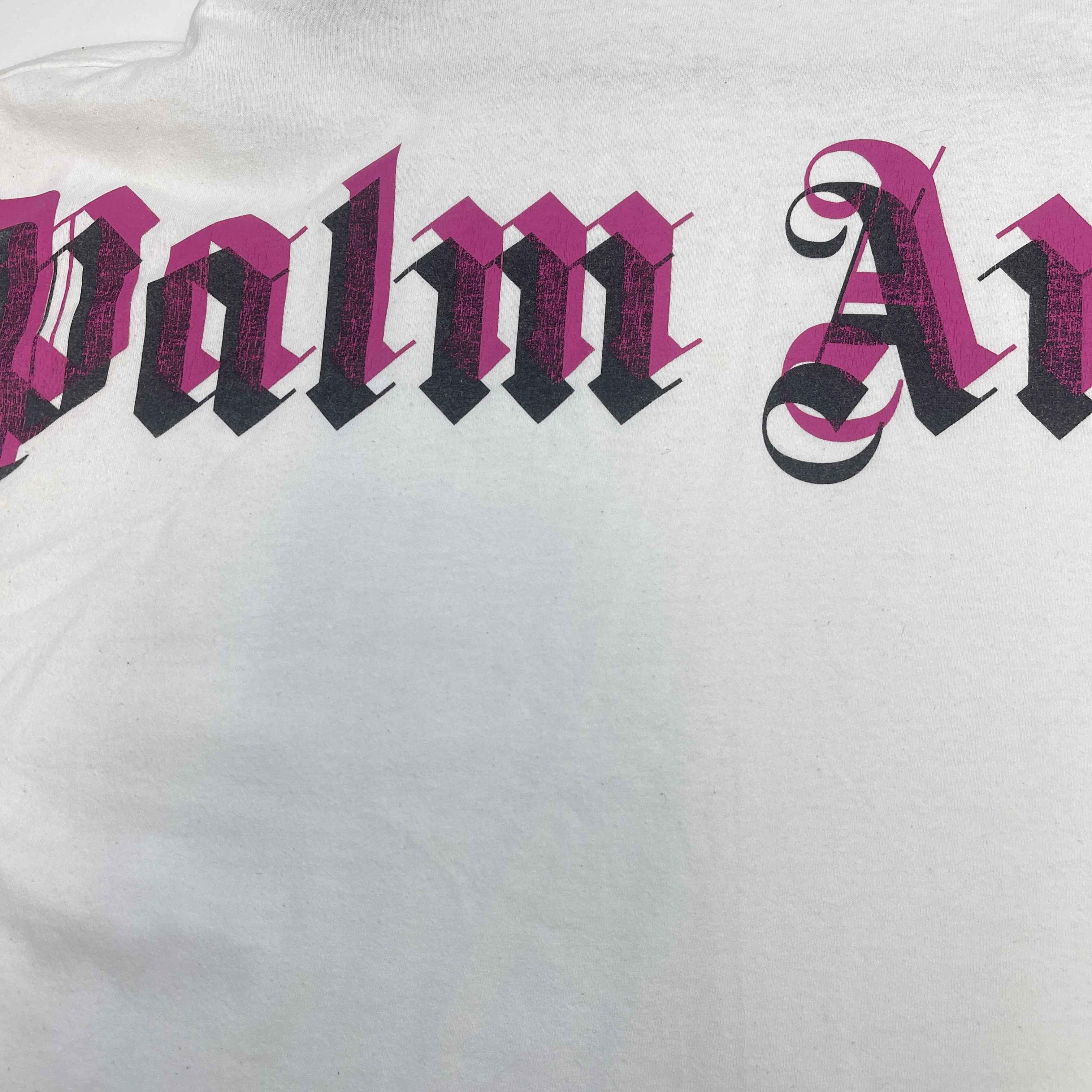 Men's Logo Print Sweatshirt White Size S - Image 8